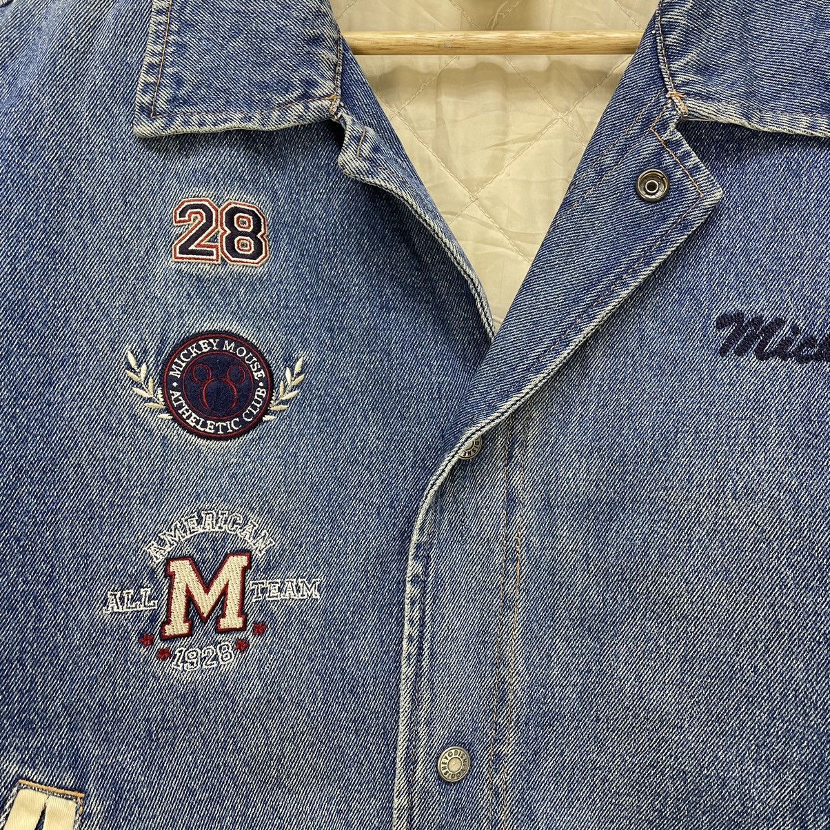 Disney × Mickey Mouse × Vintage Vintage Denim Jacket Mickey Mouse Embroidered Logo Size US M / EU 48-50 / 2 - 5 Thumbnail