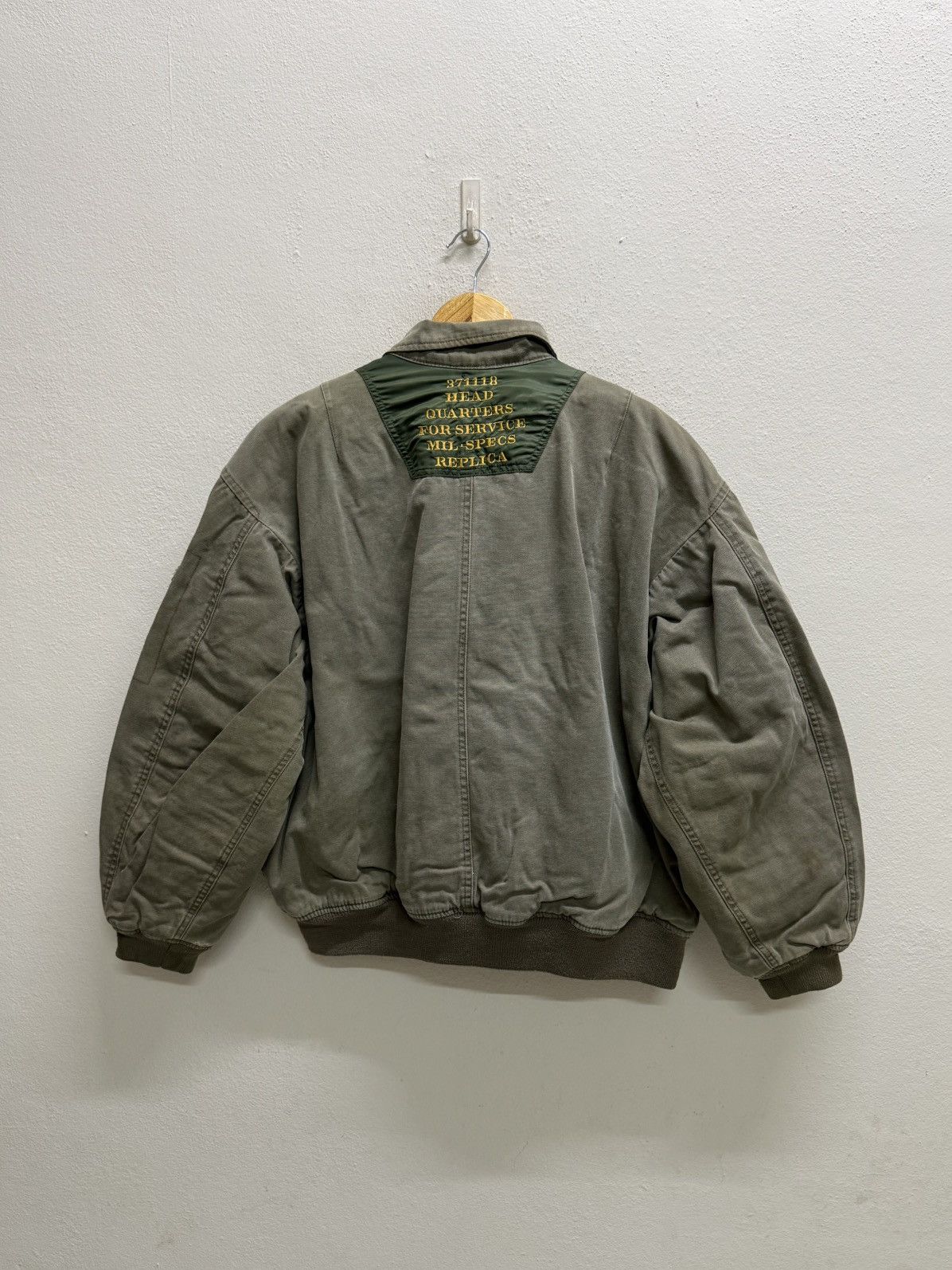 Vintage Kearny House Real old Flight Jacket Replica inspired U.Sarmy Size US L / EU 52-54 / 3 - 21 Thumbnail