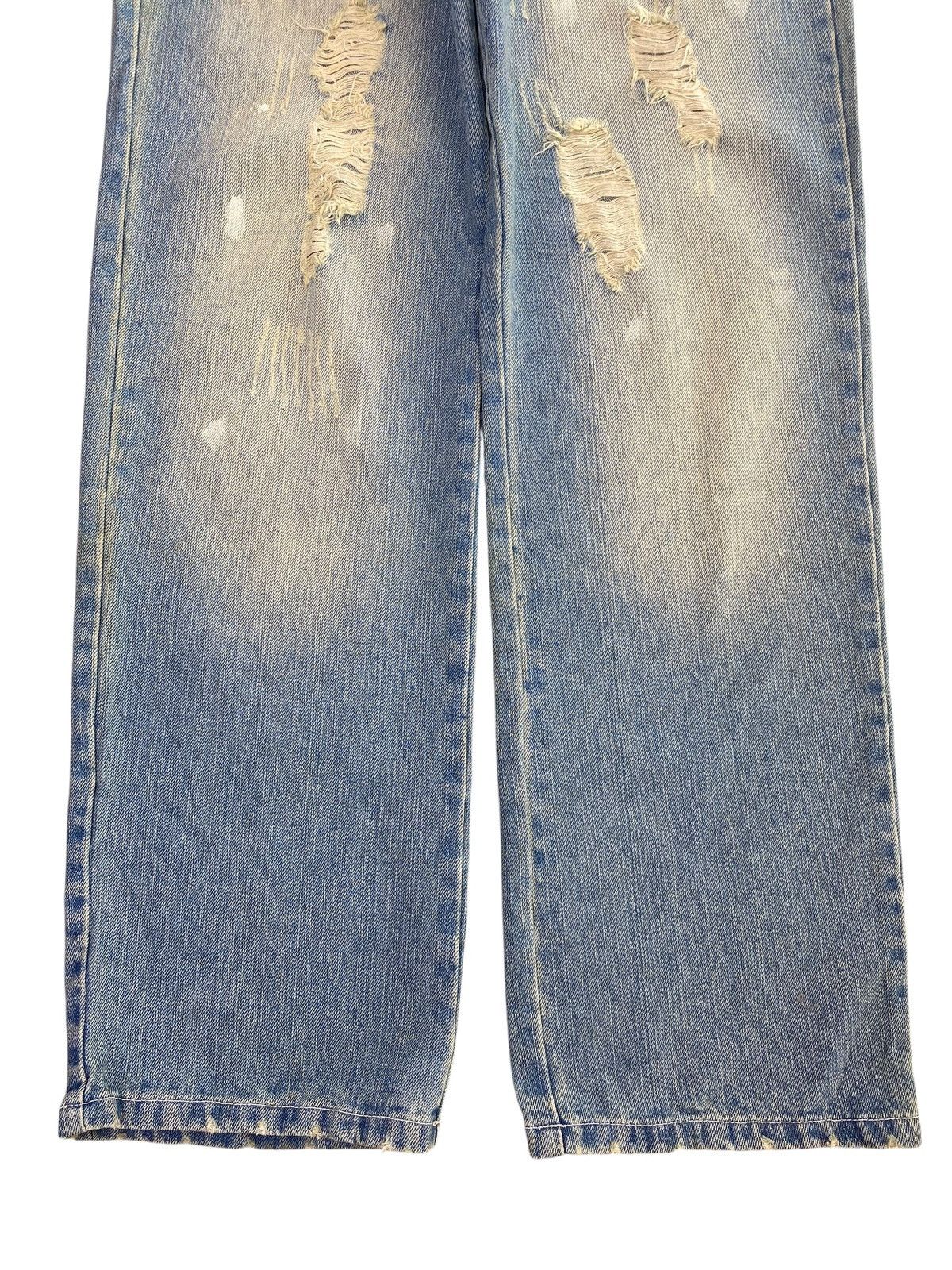 Other America & First Brand Ripped Faded Wash Style Baggy Jeans Size US 30 / EU 46 - 9 Thumbnail