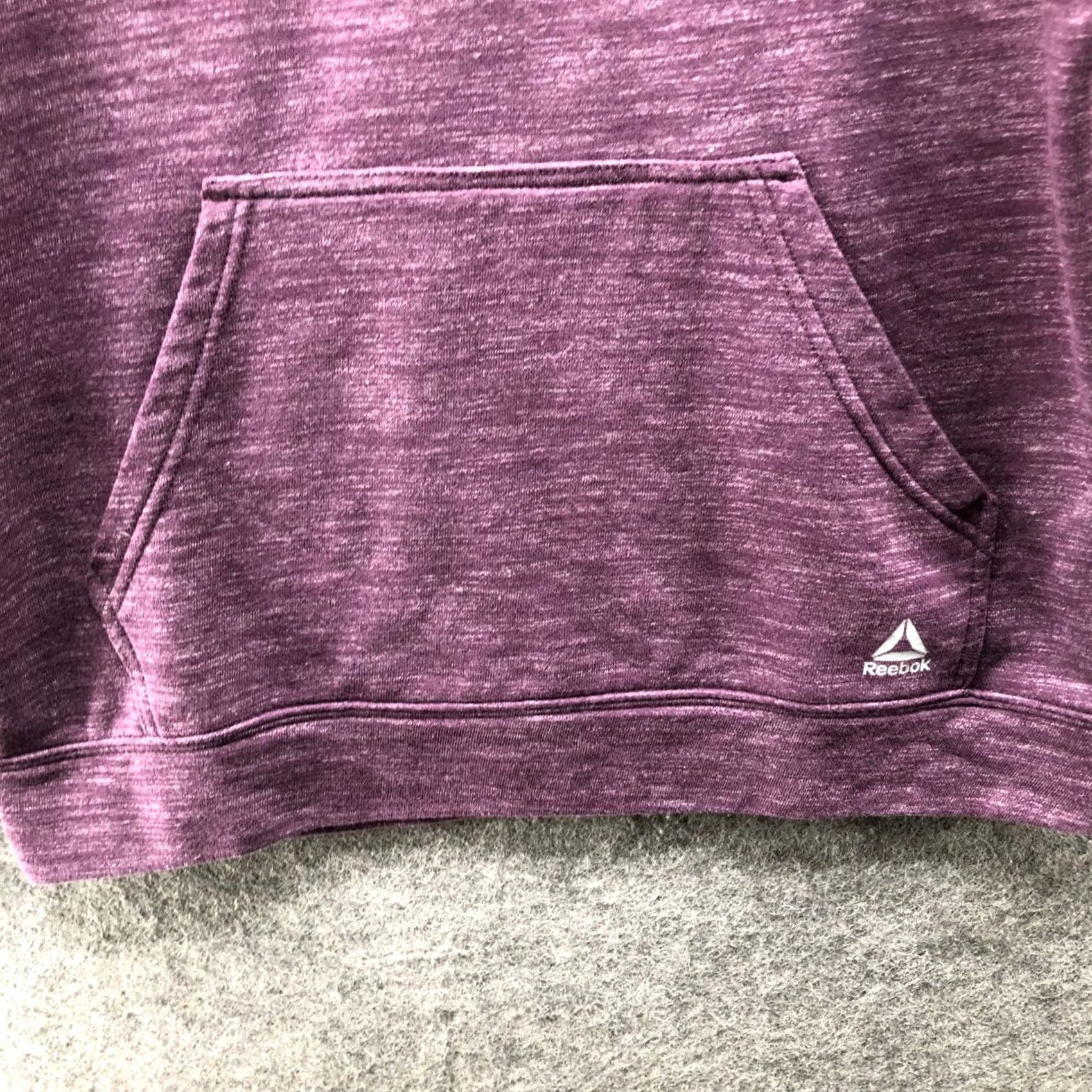 Reebok Reebok Shirt Womens M Purple Cowl Neck Sweatshirt Heathered Pullover Fleece Athletic Size M / US 6-8 / IT 42-44 - 4 Thumbnail