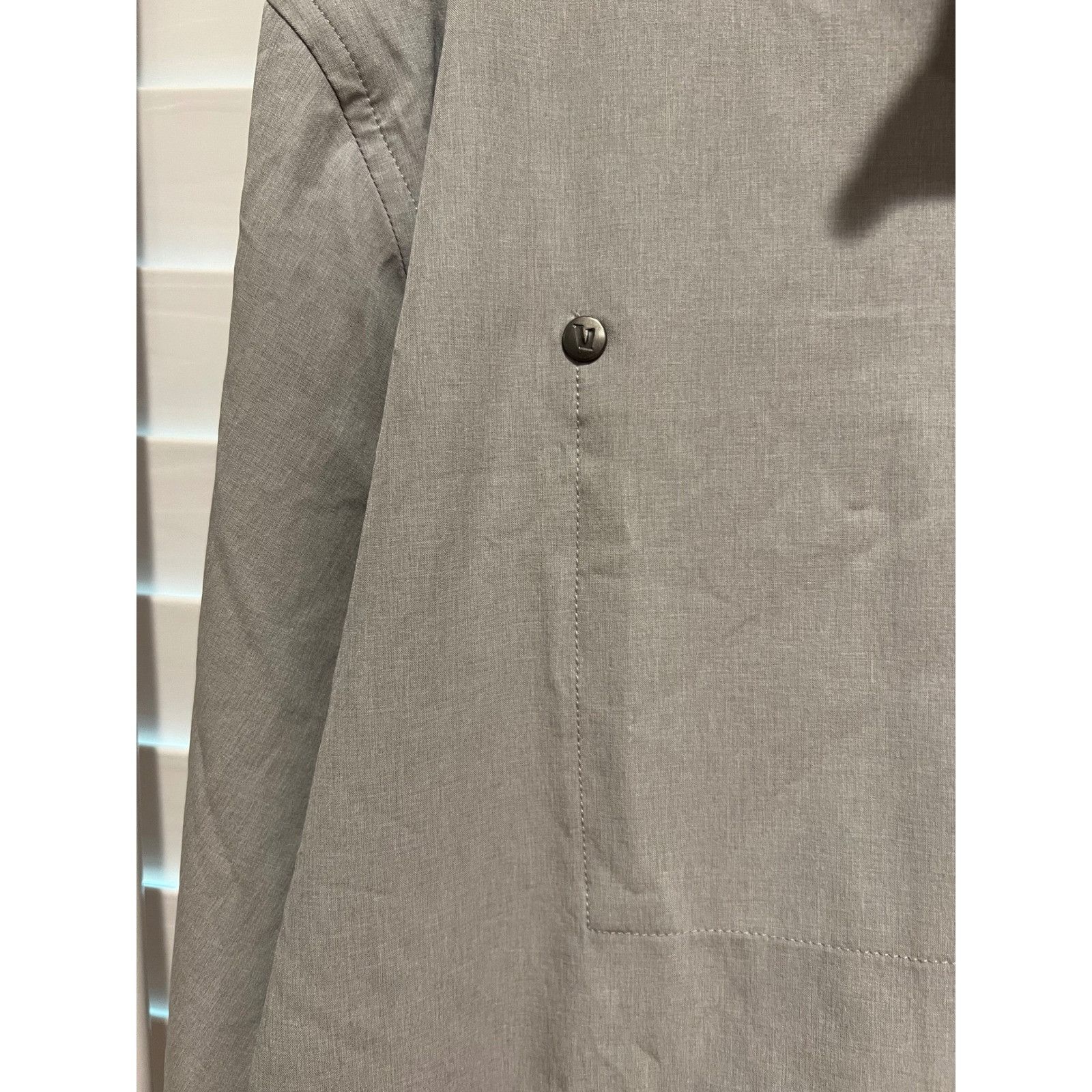 Vuori Vuori Mens Venture Track Jacket Light Gray Full Zip Lightwei Size US XL / EU 56 / 4 - 6 Thumbnail
