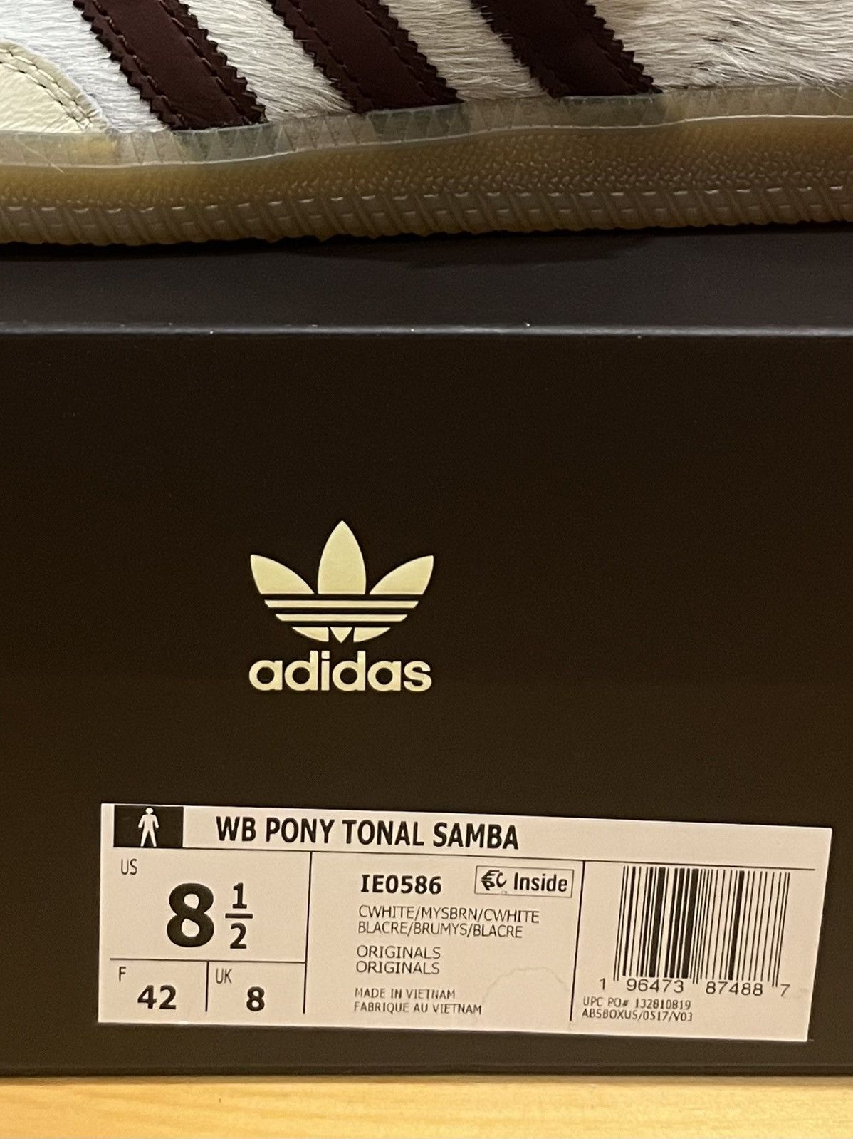 Adidas × Wales Bonner adidas x Wales Bonner Samba Pony Cream White Gum IE0586 Size US 8.5 / EU 41-42 - 11 Thumbnail