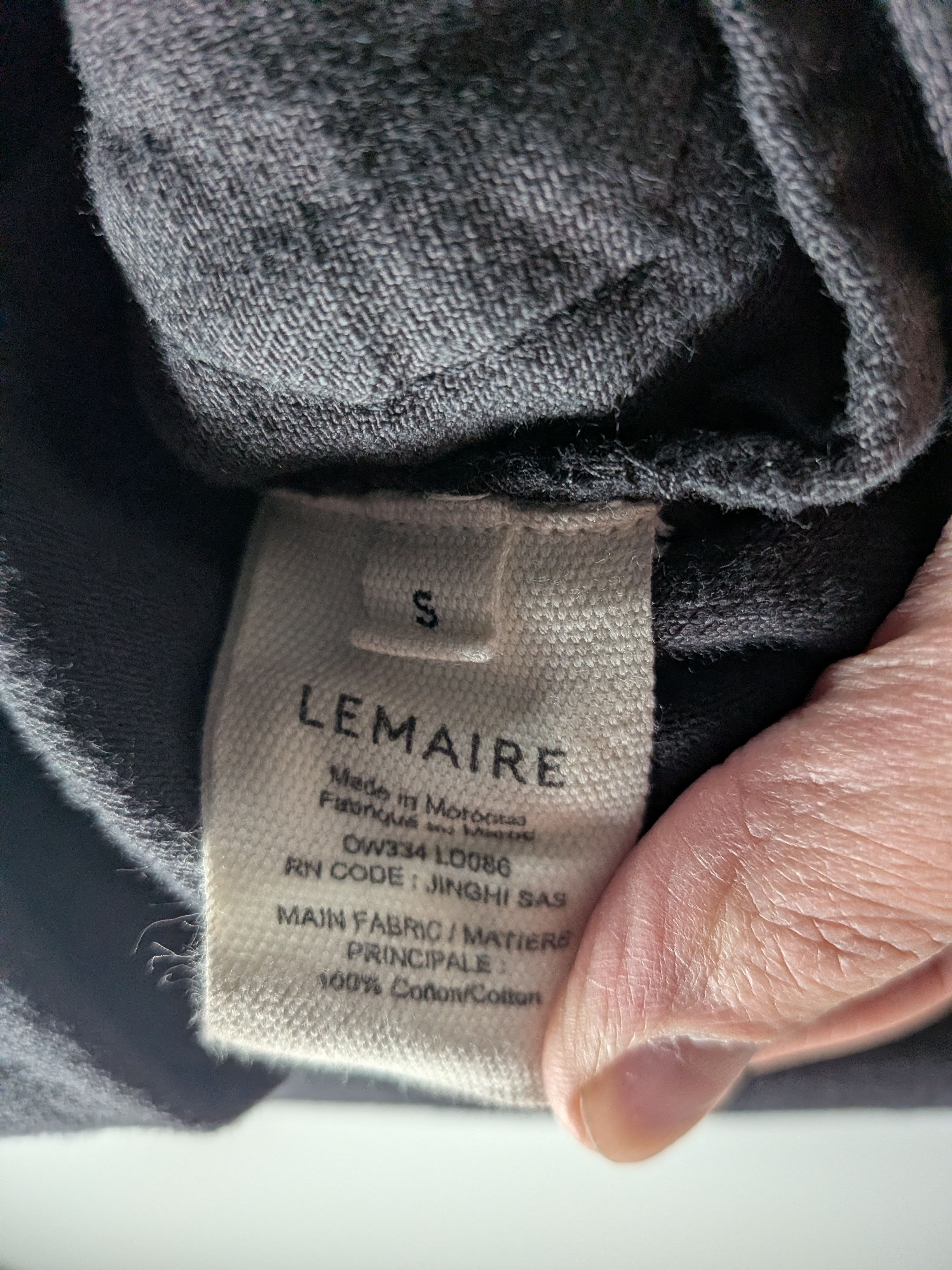 Lemaire Lemaire Gray Dispatch Heavy Denim Jacket Size US S / EU 44-46 / 1 - 4 Thumbnail