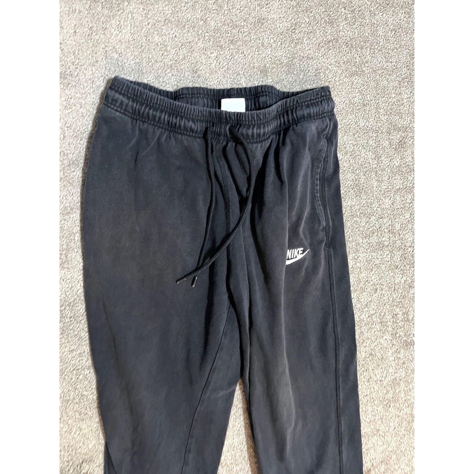Nike Nike Sportswear Club Knit Fleece Joggers Men’s Small Black Sweat Pants Size US 29 - 2 Thumbnail
