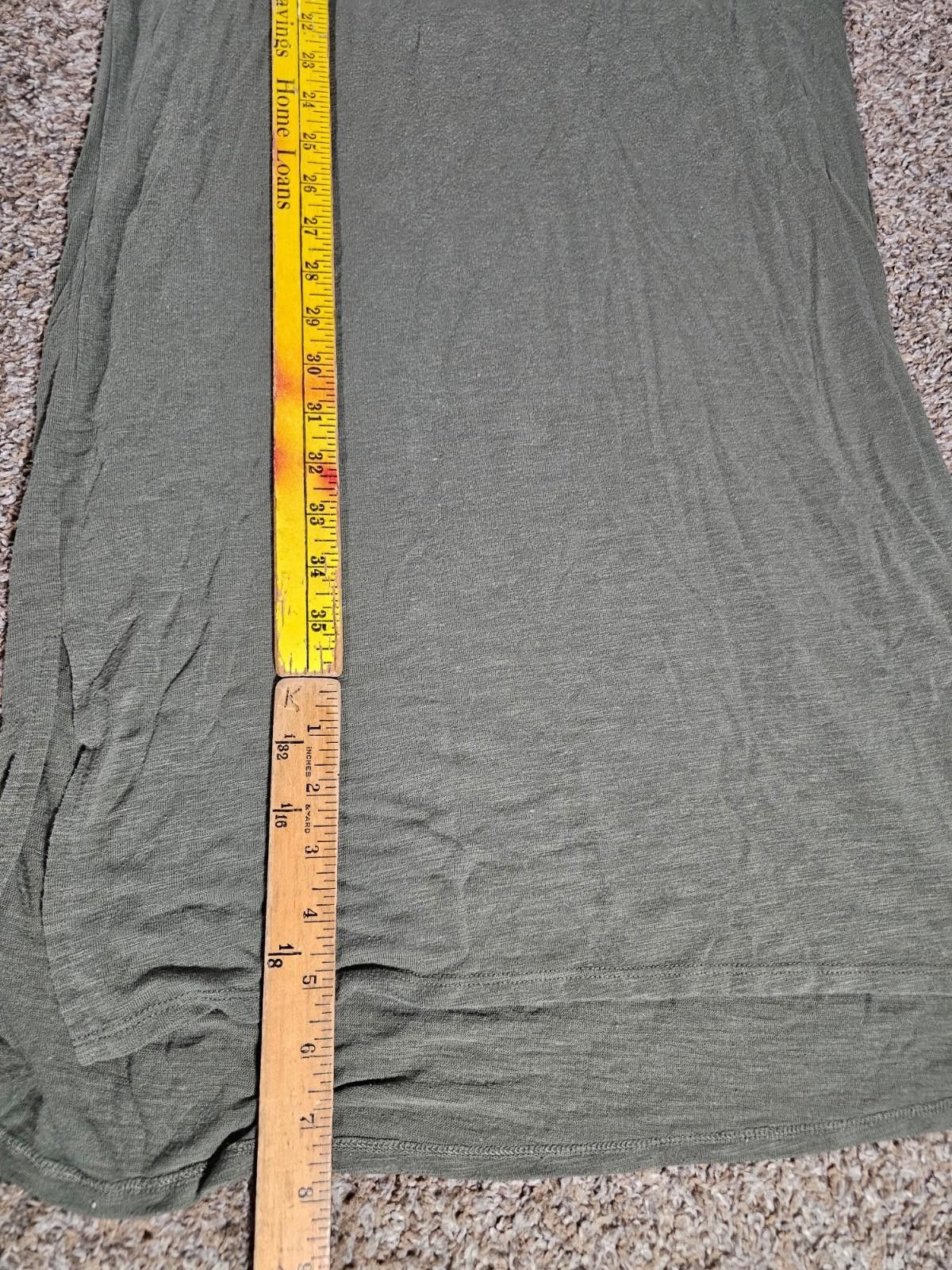 Madewell Madewell Dress Medium Green Midi Casual Everyday Boho Size M / US 6-8 / IT 42-44 - 4 Thumbnail