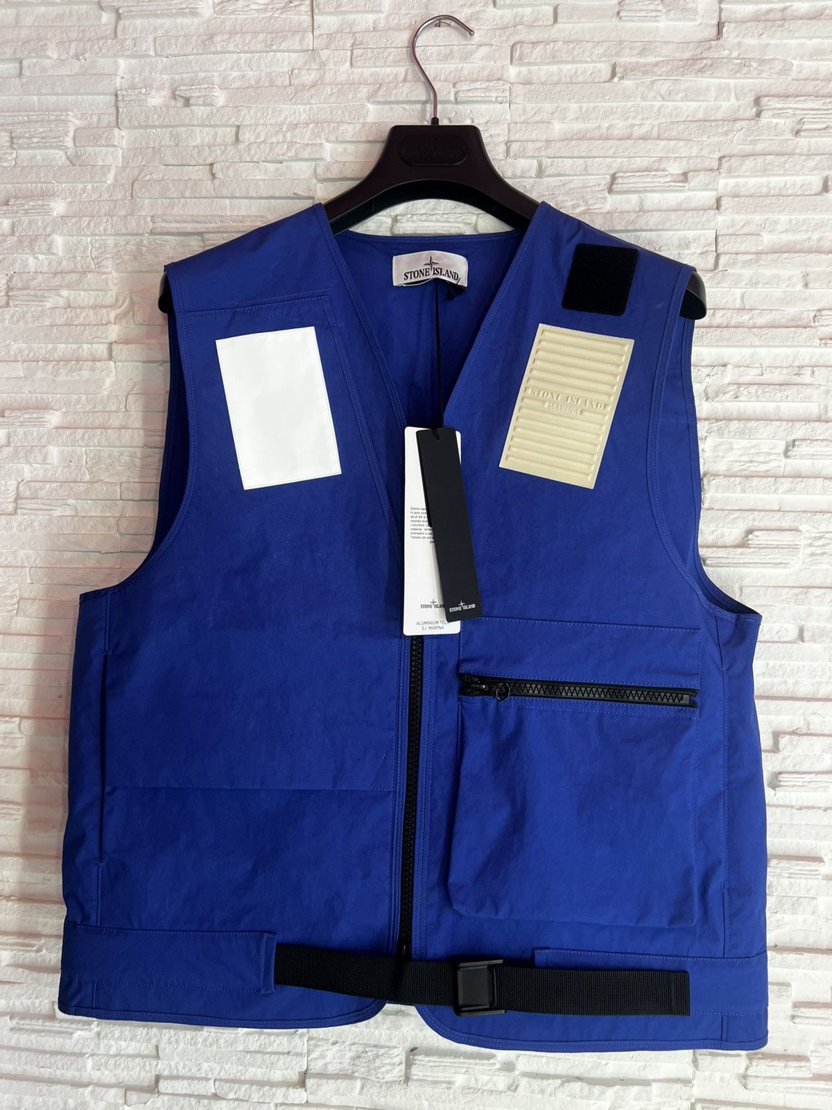 Stone Island Stone Island Marina Aluminium Tela Vest Size M Cotton New Size US M / EU 48-50 / 2 - 2 Thumbnail