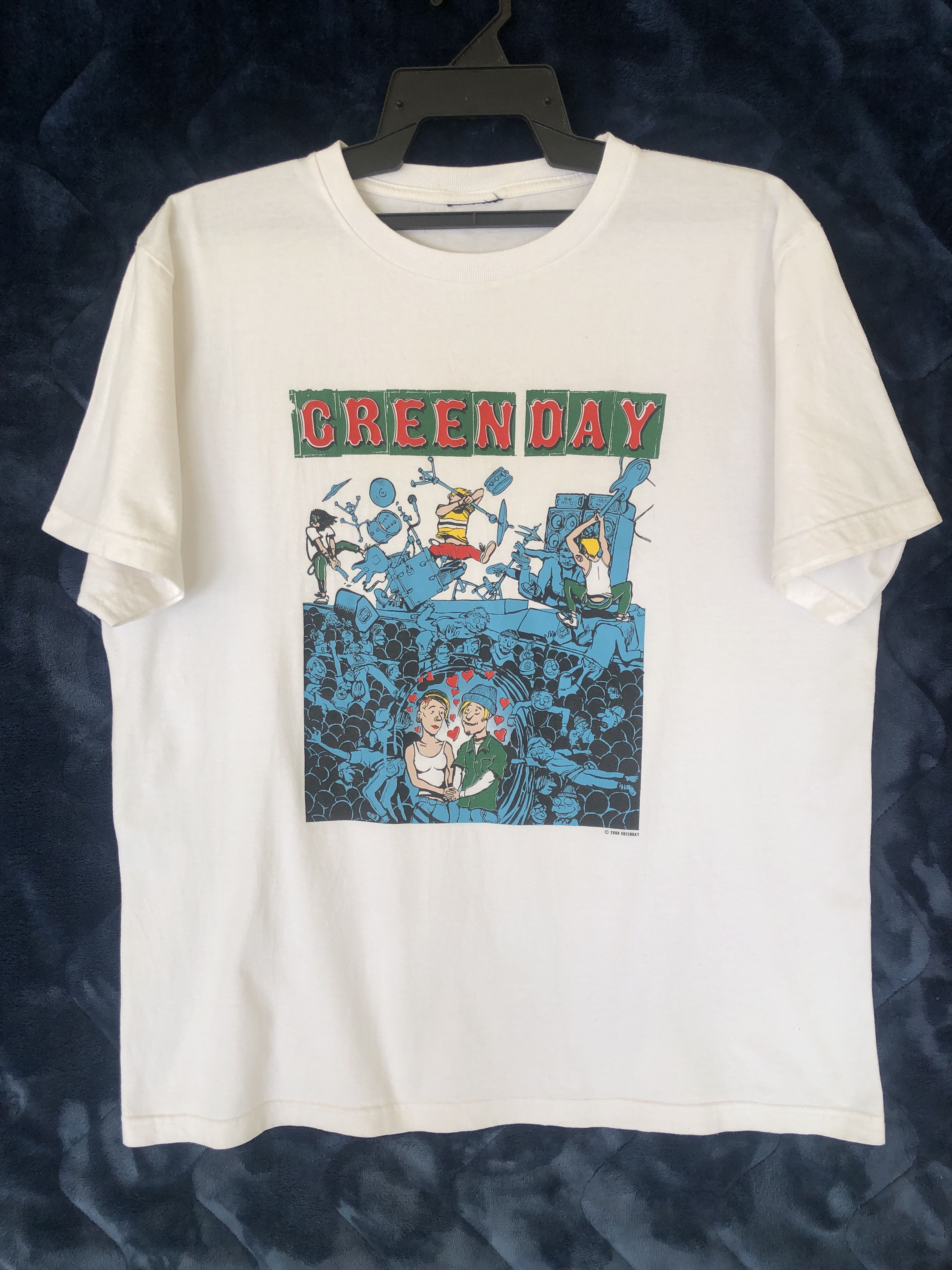 Band Tees Vintage GREEN DAY Punk Rock Band Tee Size US L / EU 52-54 / 3 - 1 Thumbnail