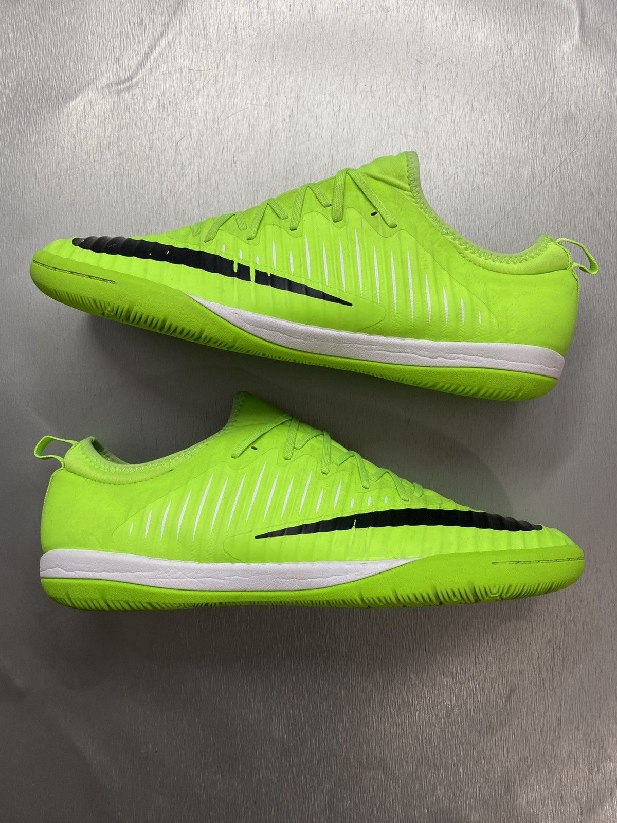 Nike Nike MercurialX Finale II IC Green Soccer Cleats Size US 9.5 / EU 42-43 - 4 Thumbnail