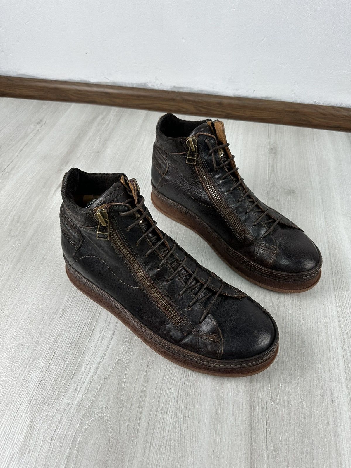 Untamed Street Handcrafted in Italy Leather Boots