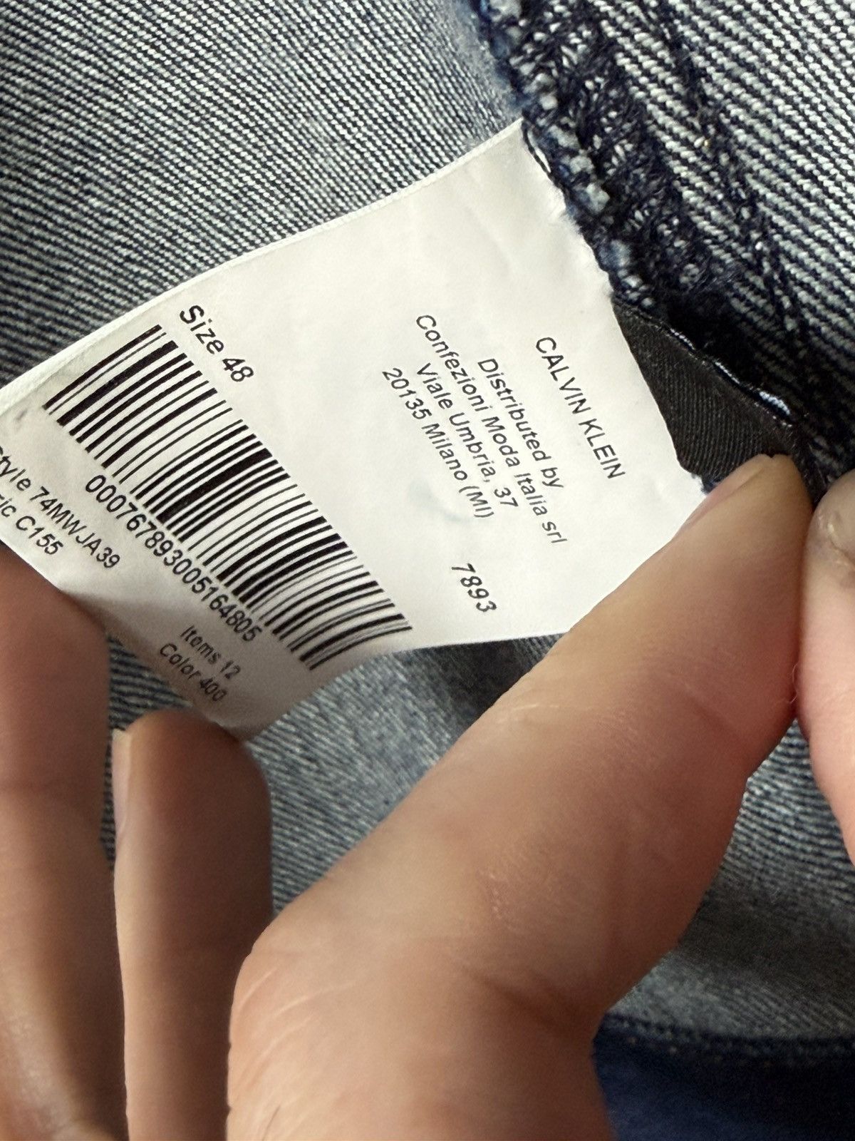 Raf Simons Calvin Klein Raf Simons Andy Warhol denim blue jacket Size US M / EU 48-50 / 2 - 8 Thumbnail