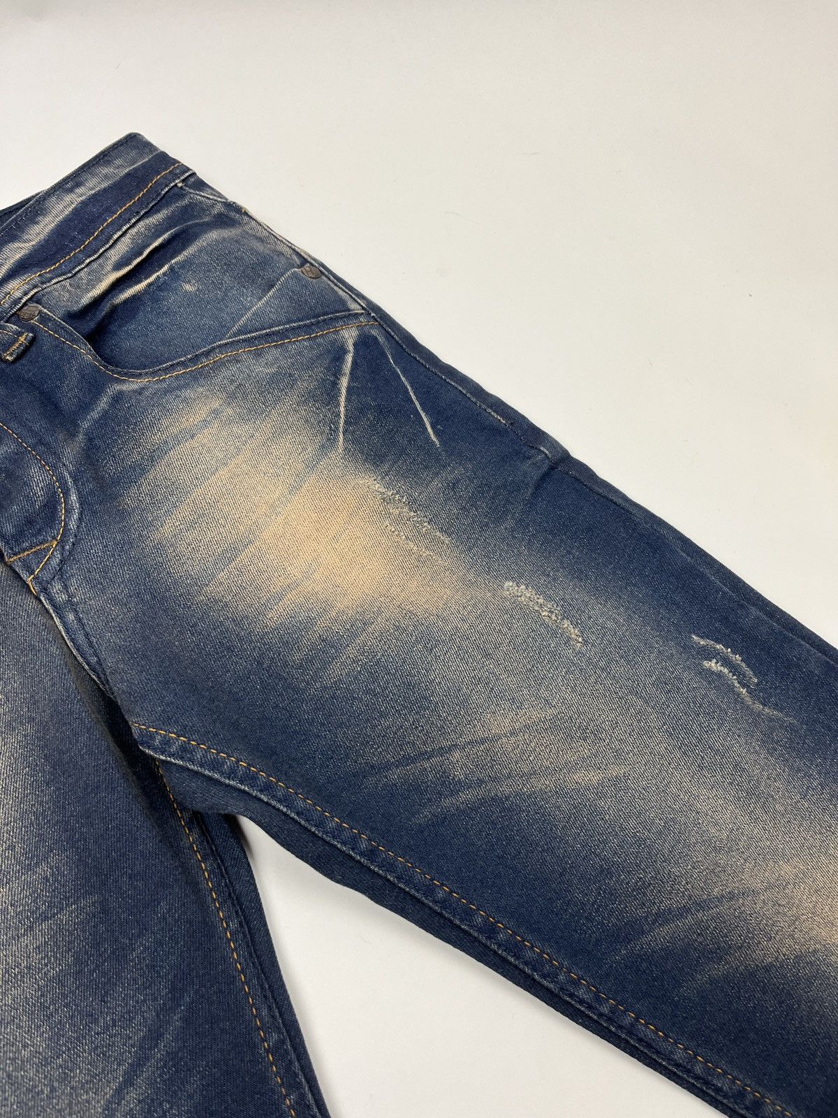 Diesel × Vintage Vintage🔥Diesel Distressed Faded Denim Jeans Size 30" / US 8 / IT 44 - 5 Thumbnail