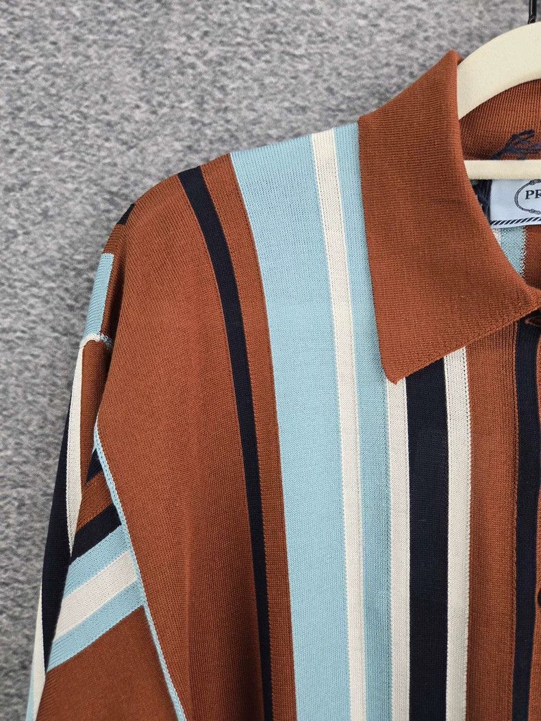Prada Prada Striped dress Size S / US 4 / IT 40 - 3 Thumbnail