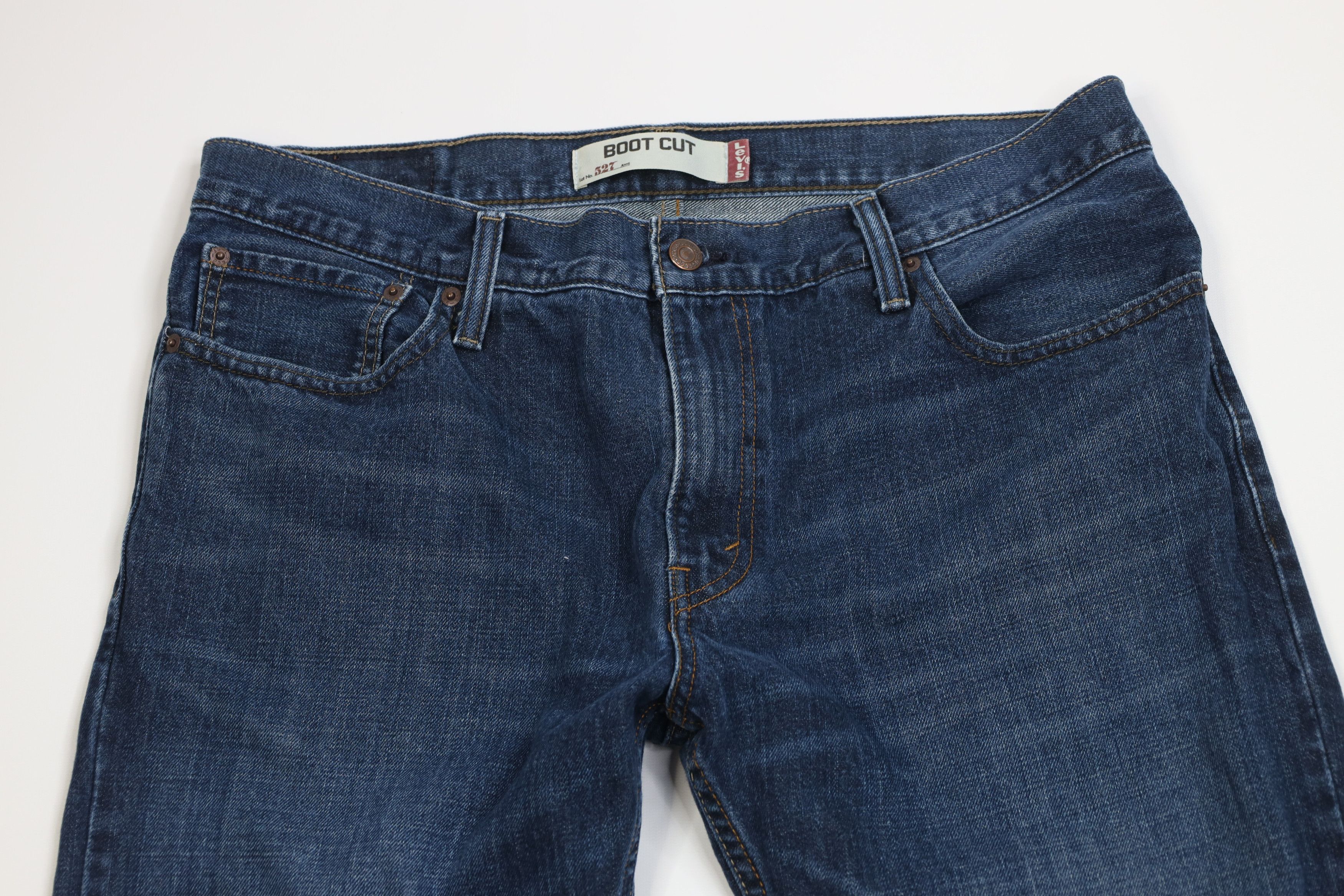 Levi's Vintage Y2K Levis 527 Western Flared Bootcut Denim Jeans Size US 36 / EU 52 - 2 Thumbnail