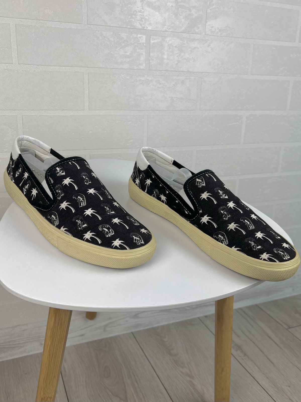 Saint Laurent Paris SAINT LAURENT Shoes Slip Ons Trainers SLP PARIS Palm Tree Size US 8.5 / EU 41-42 - 2 Thumbnail
