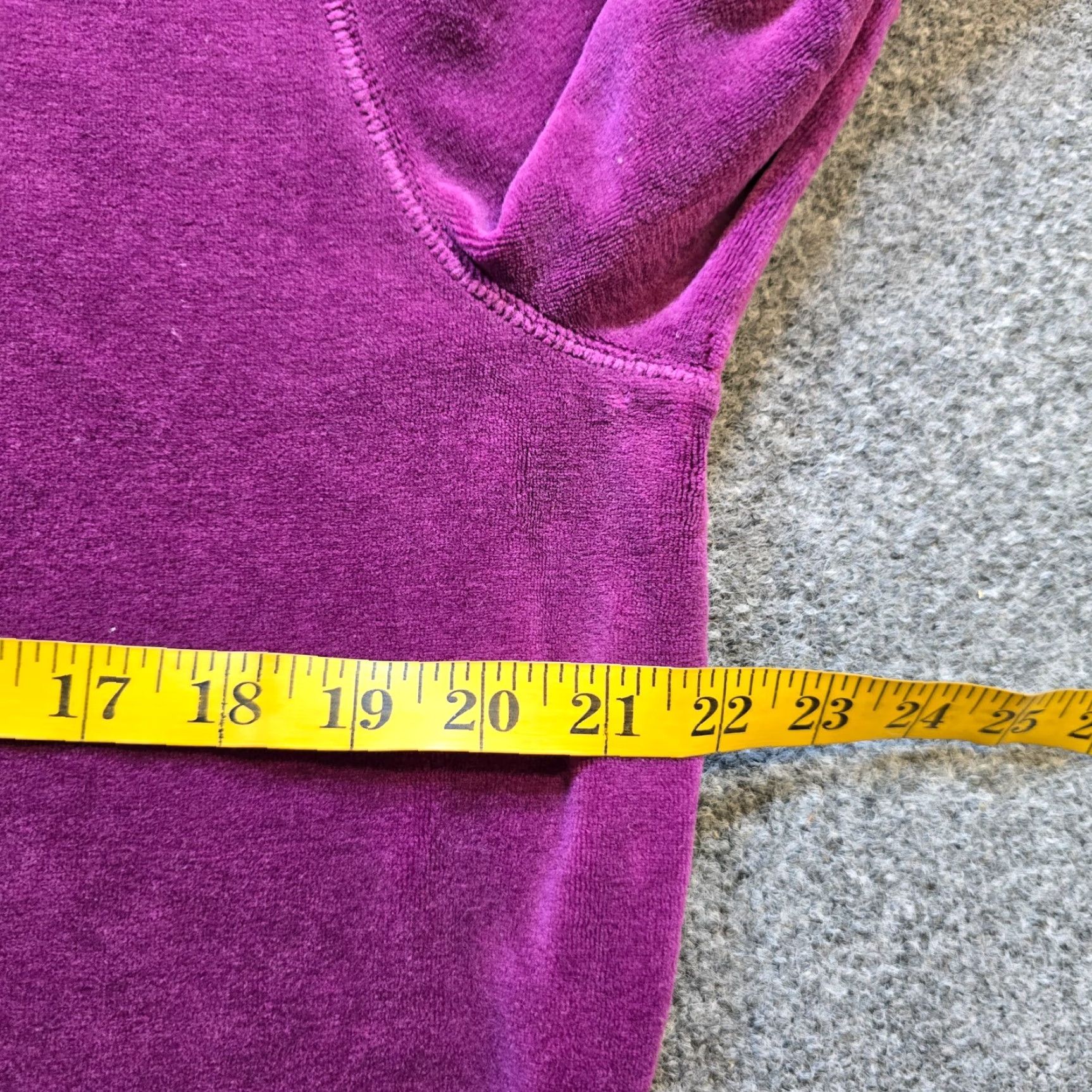 Talbots Talbots Top Womens XL Petite Purple Velour Sweater Long Sleeve Buttons Casual Size XL / US 12-14 / IT 48-50 - 5 Thumbnail