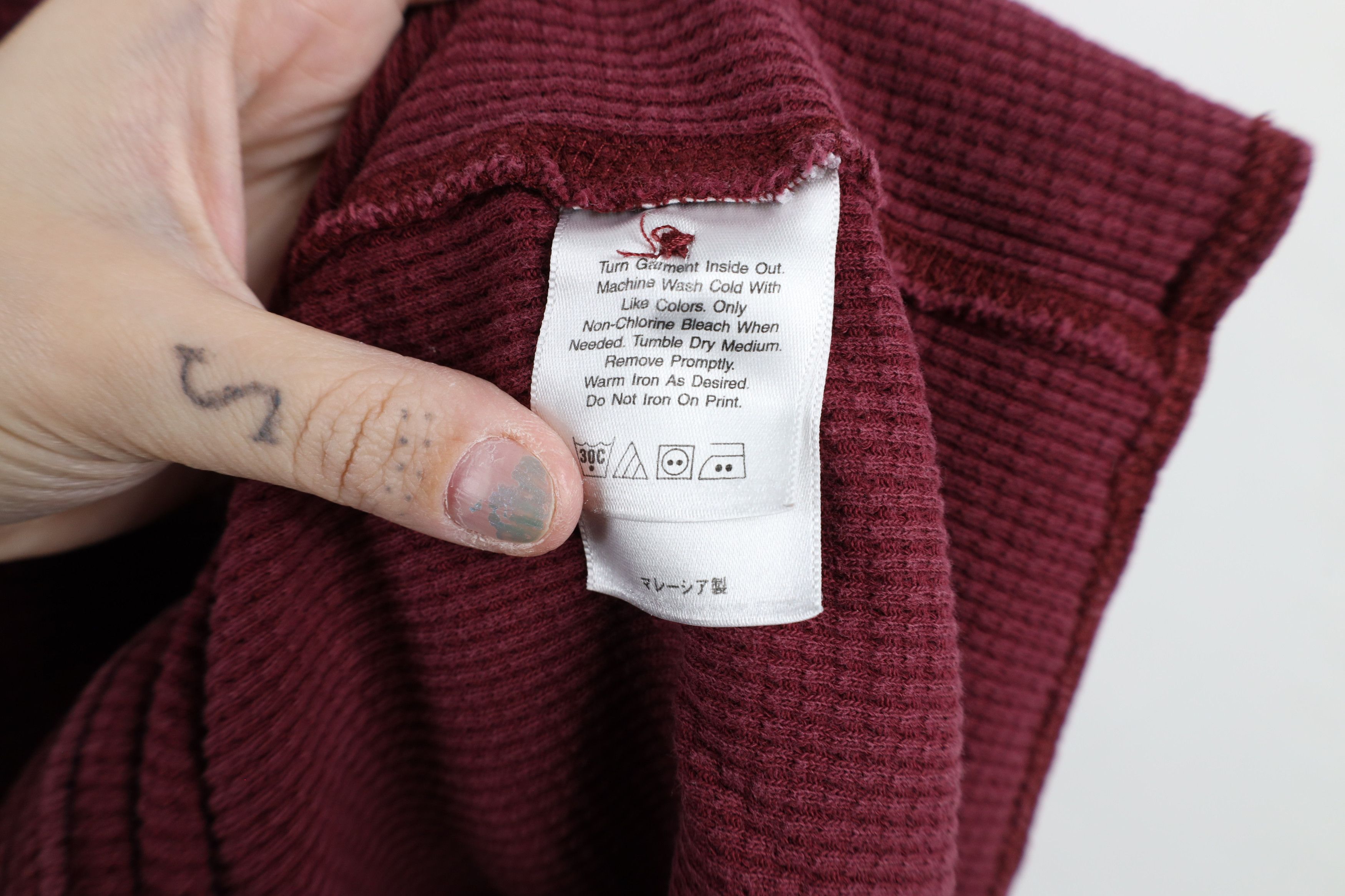 Eddie Bauer × Vintage Vintage 90s Eddie Bauer Knit Long Sleeve Henley T-Shirt Size US XXL / EU 58 / 5 - 8 Thumbnail