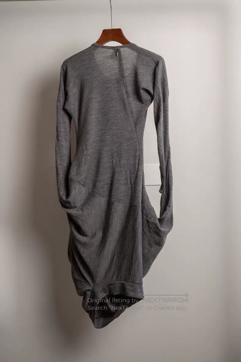Junya Watanabe Junya Watanabe Sleeveless Asymmetrical Deformed Wool Dress Size XS / US 0-2 / IT 36-38 - 3 Thumbnail