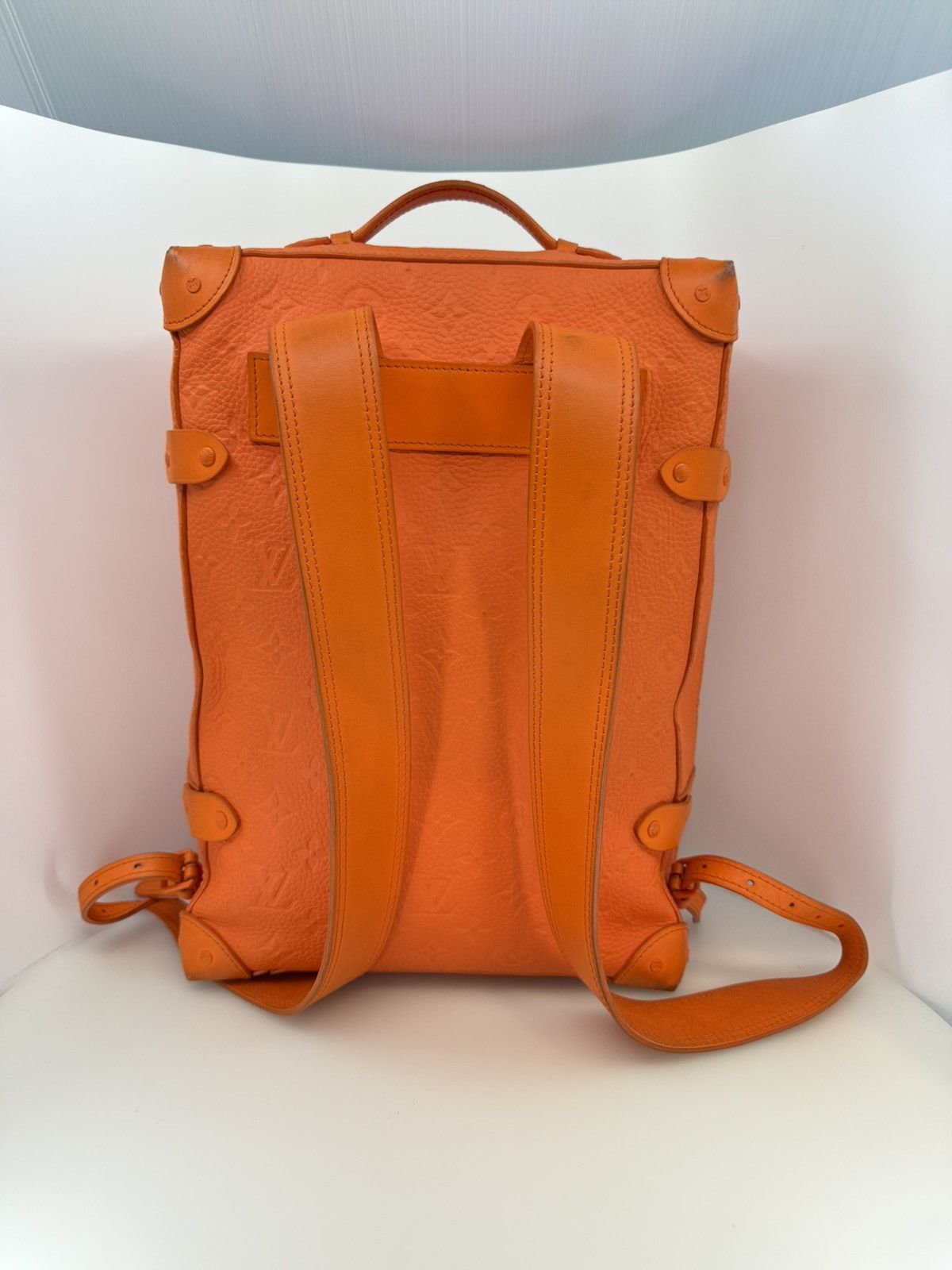 Louis Vuitton Louis Vuitton Soft Trunk Backpack Monogram MCA Orange Size ONE SIZE - 4 Thumbnail