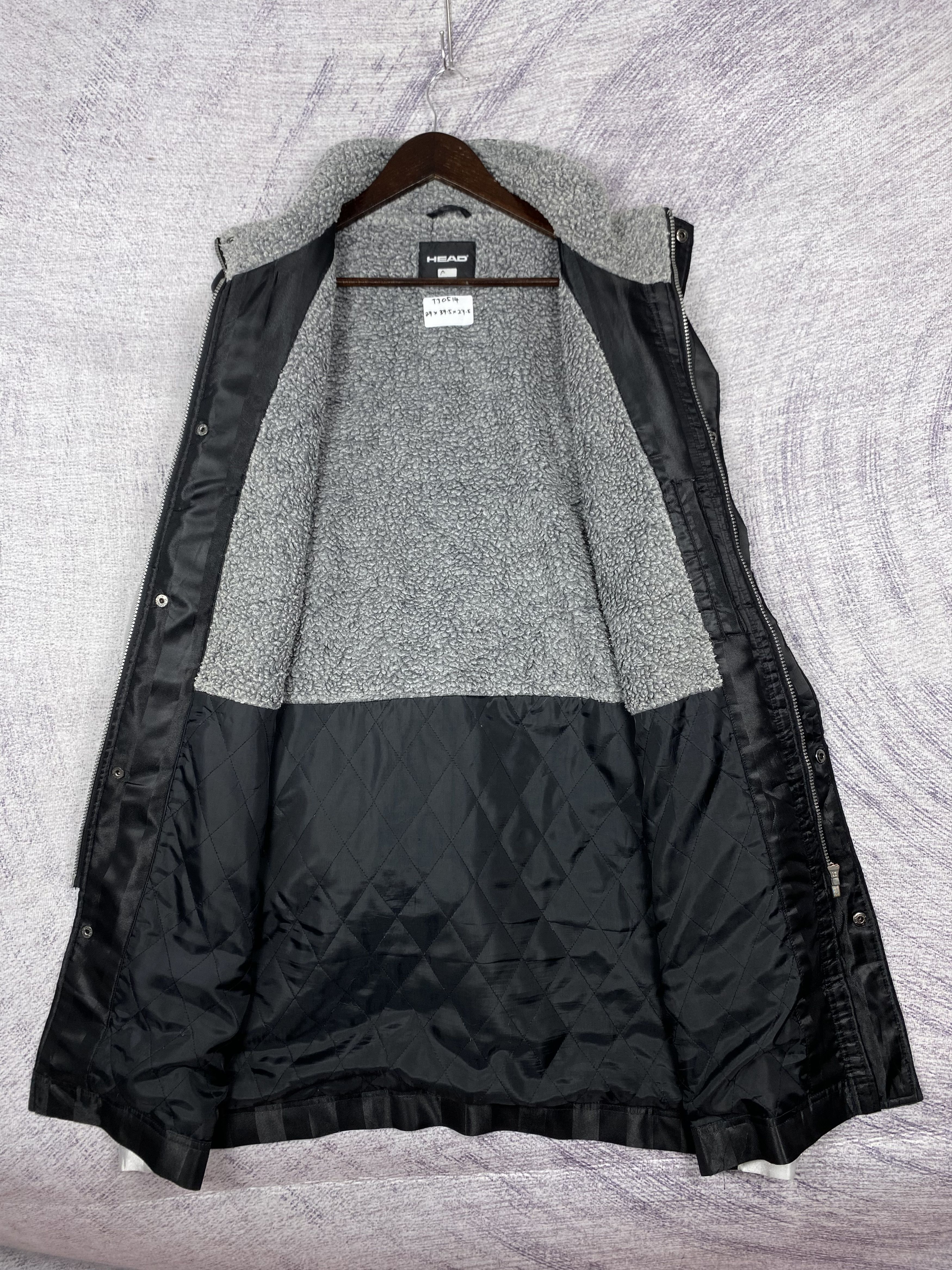 Japanese Brand Vintage Head Sherpa Lining Zip Up Jacket Size US L / EU 52-54 / 3 - 7 Thumbnail