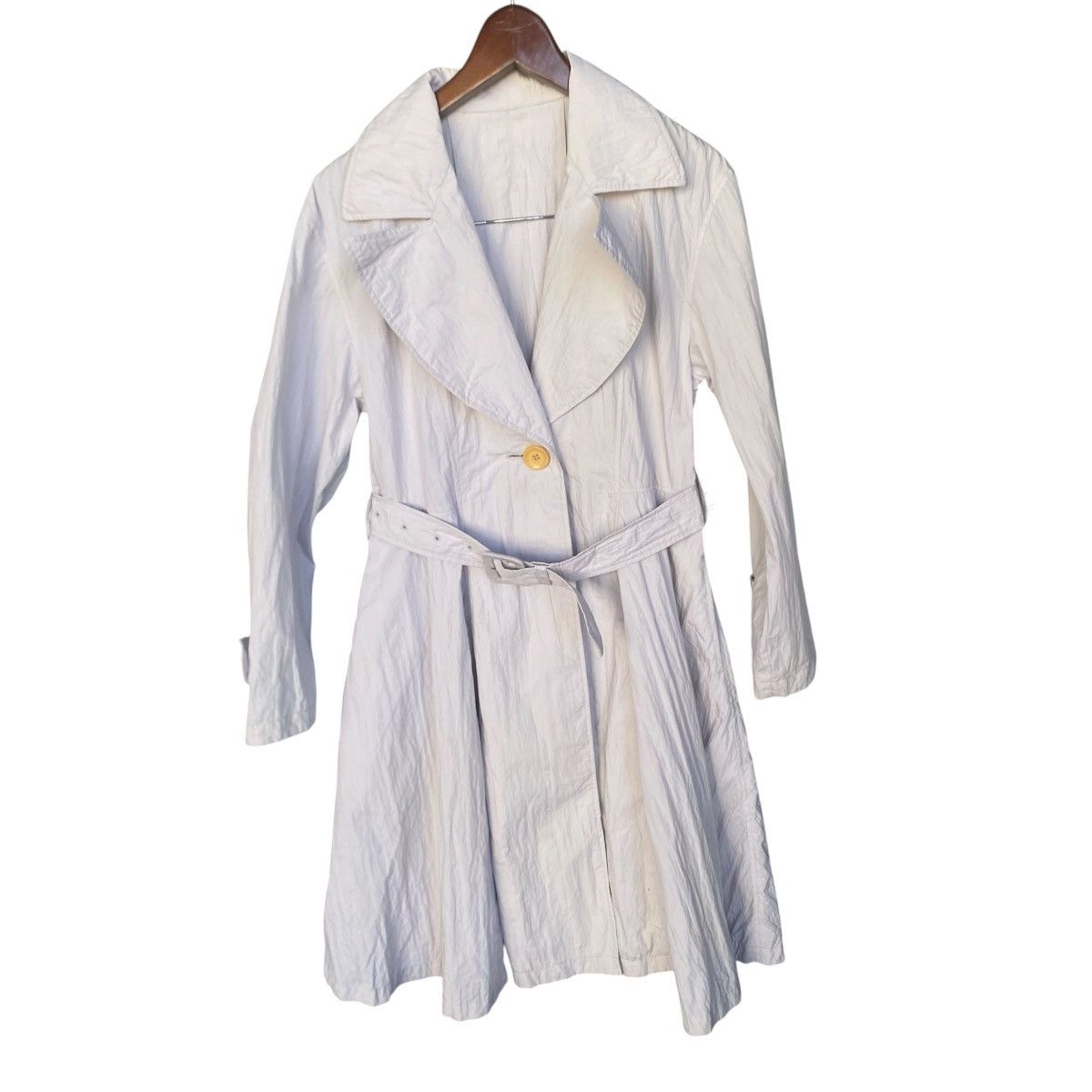 Issey Miyake 🔥Archived🔥Issey Miyake i.S. Vintage Flared Long Coat Jacket Size M / US 6-8 / IT 42-44 - 5 Thumbnail