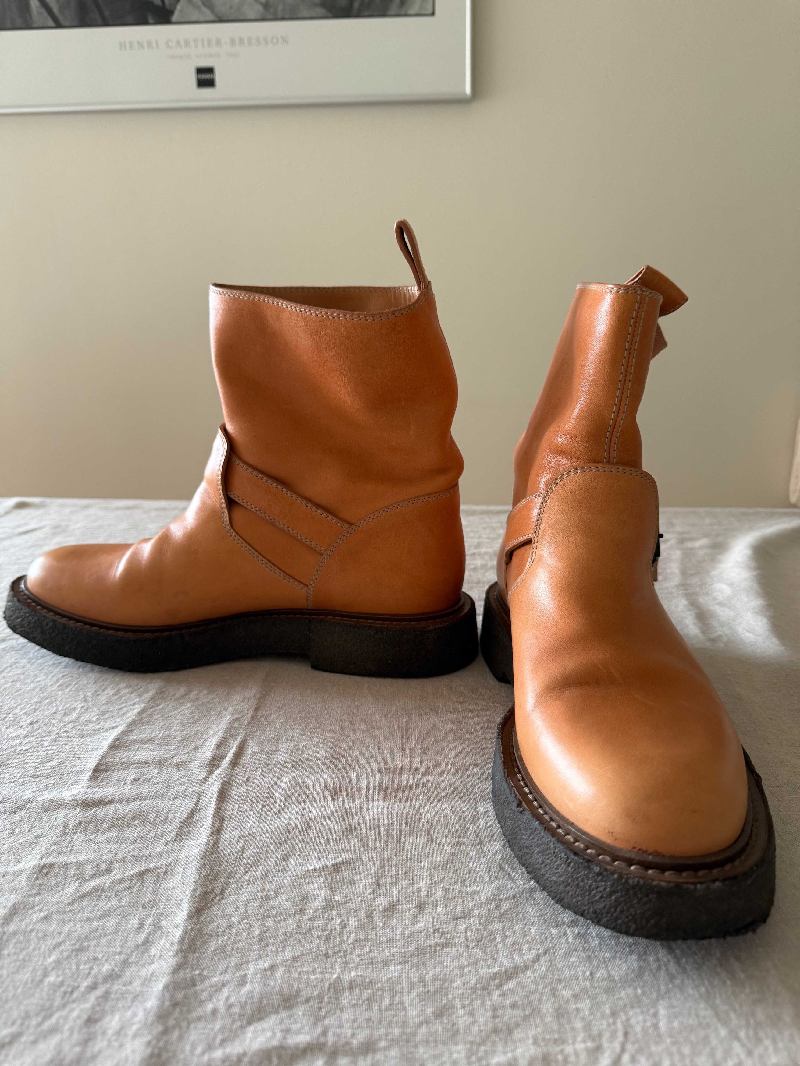 Maison Margiela Maison Martin Margiela (22) Camel Leather Boots Size US 9 / IT 39 - 6 Thumbnail