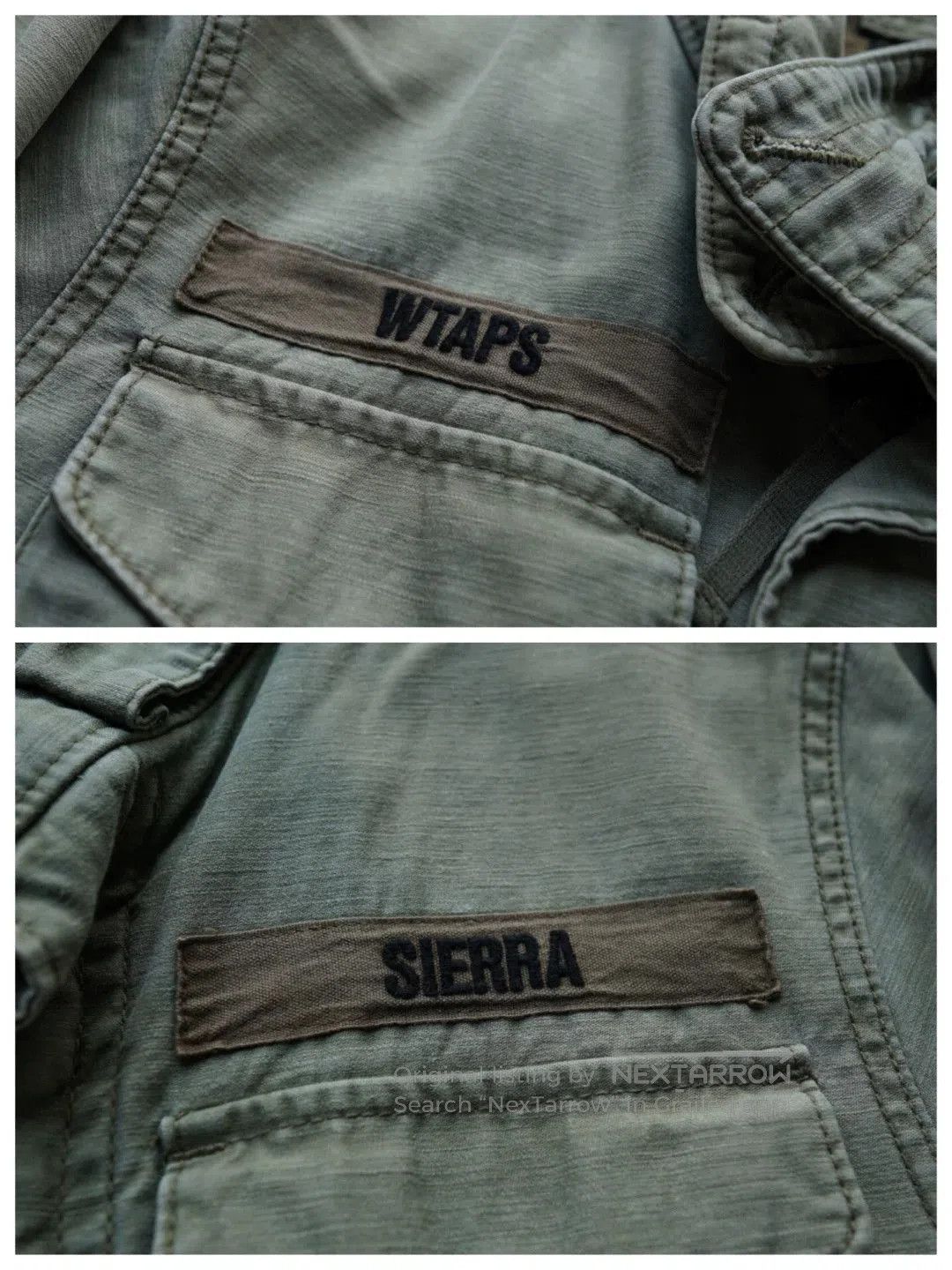 Wtaps Green Utility Jacket with Multiple Pockets - Size S. Size US S / EU 44-46 / 1 - 4 Thumbnail