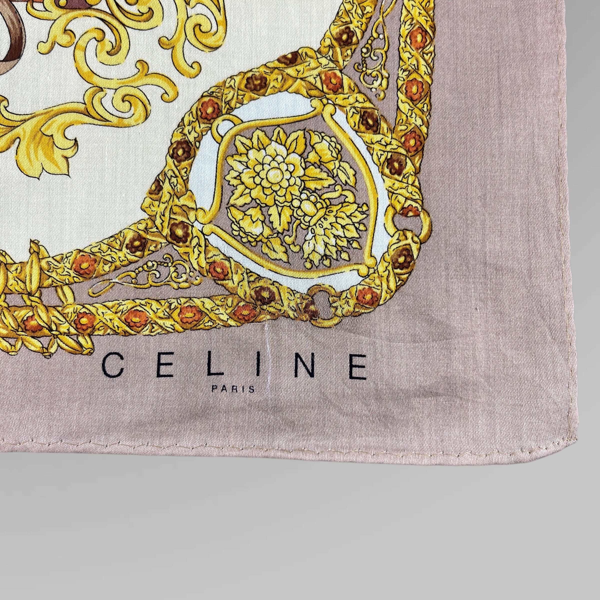 Celine Celine Handkerchief / Bandana / Neckerchief / Headscarf B376 Size ONE SIZE - 3 Thumbnail