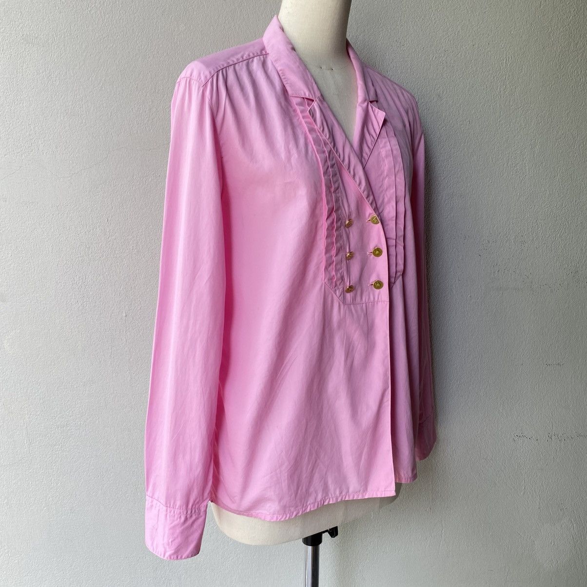 Chanel CHANEL Sweet Blossom Pink Chanel Blouse Size L / US 10 / IT 46 - 5 Thumbnail
