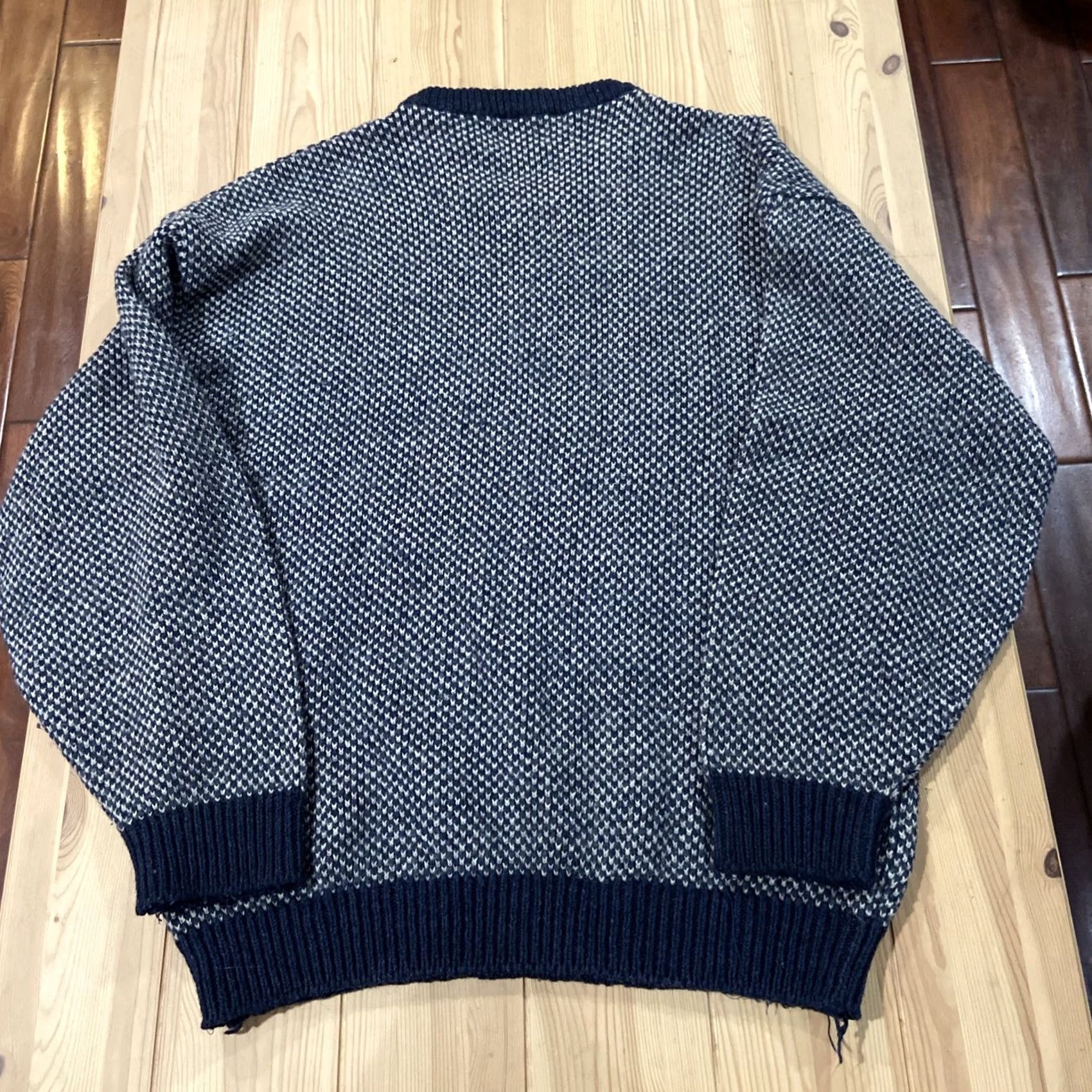 Vintage VINTAGE Northwest Territory Sweater Men Large L Blue Wool Mix 90s Knit Pullover Crew Neck Casual Size US L / EU 52-54 / 3 - 5 Thumbnail