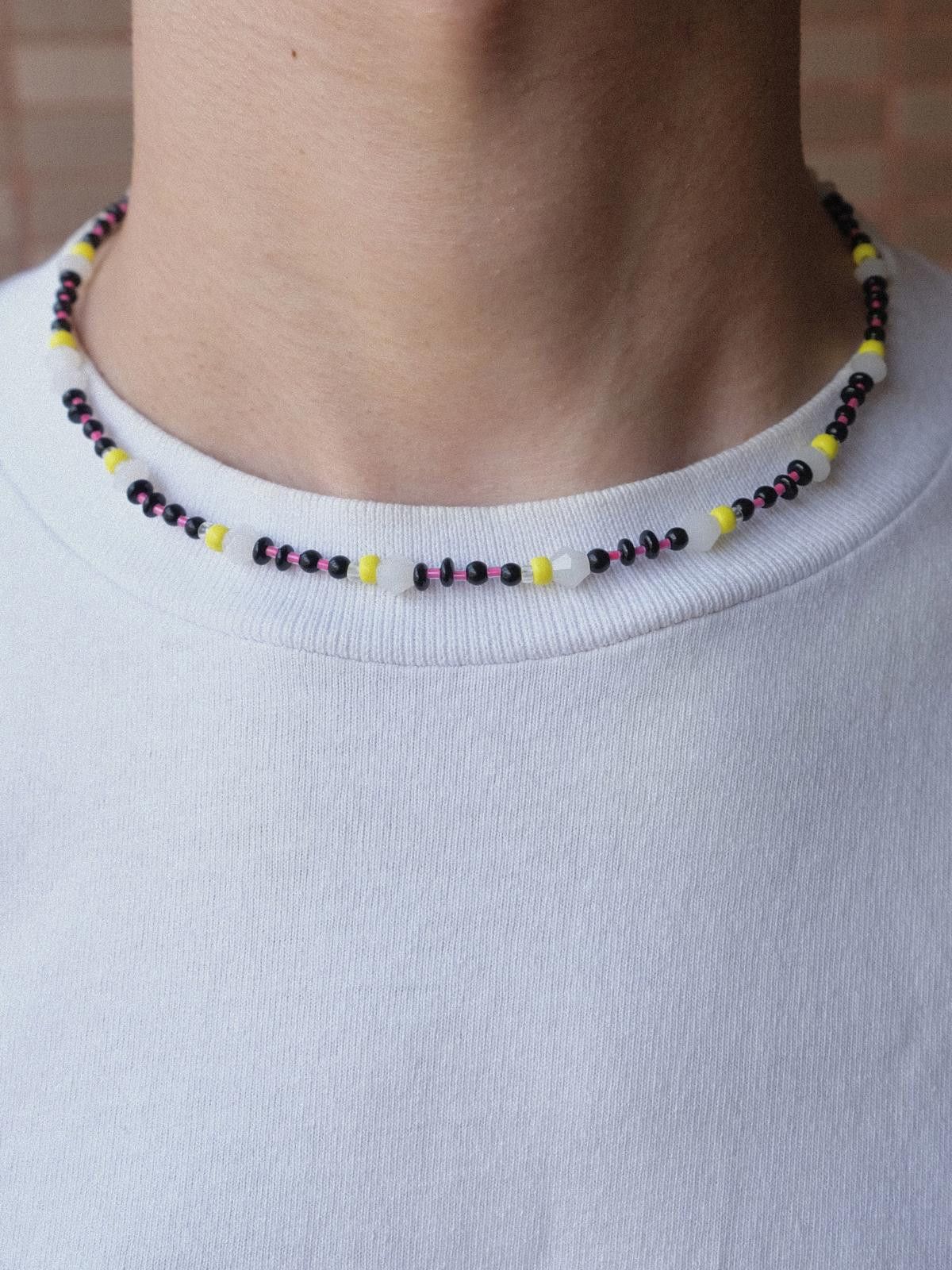 Handmade Futurism Style Japan Seed Beads Handmade Beaded Necklace Size ONE SIZE - 1 Thumbnail