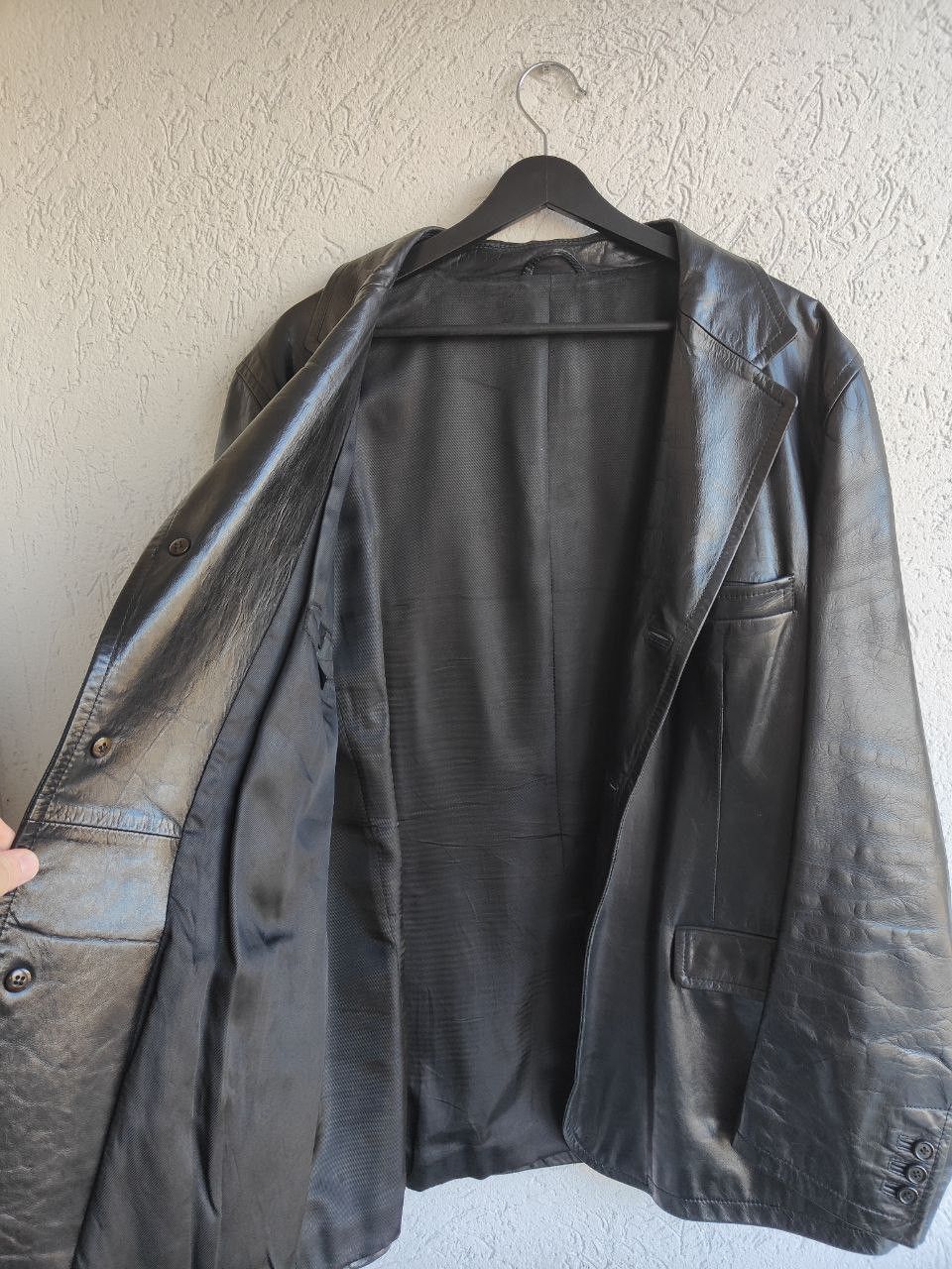 Prada Prada Heavyweight Leather 3 Buttons Coat Blazer Jacket Size US L / EU 52-54 / 3 - 7 Thumbnail