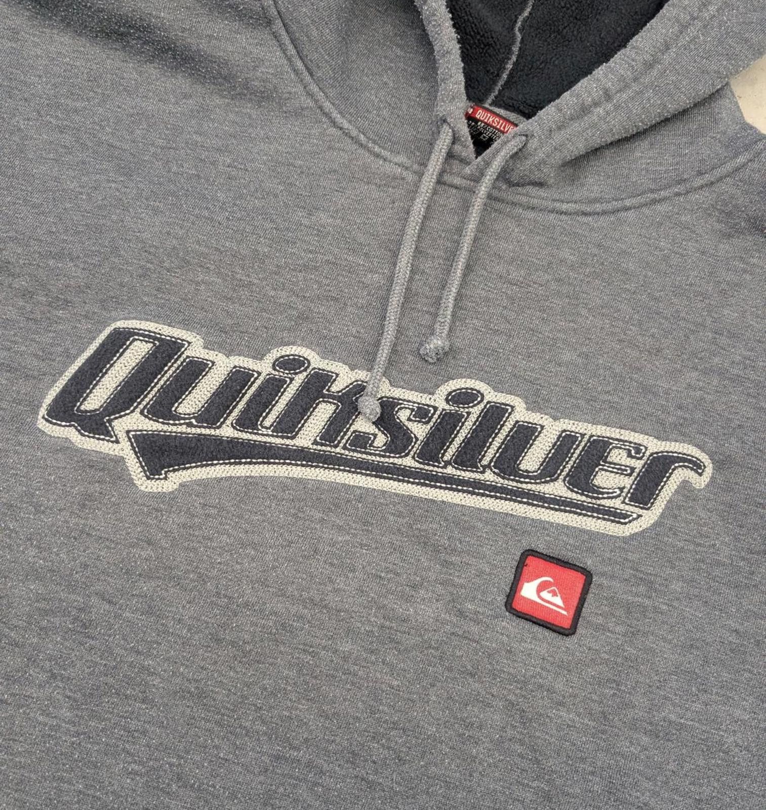 Quiksilver Y2K Quiksilver Dark Gray Skull Hoodie Size US XL / EU 56 / 4 - 2 Thumbnail