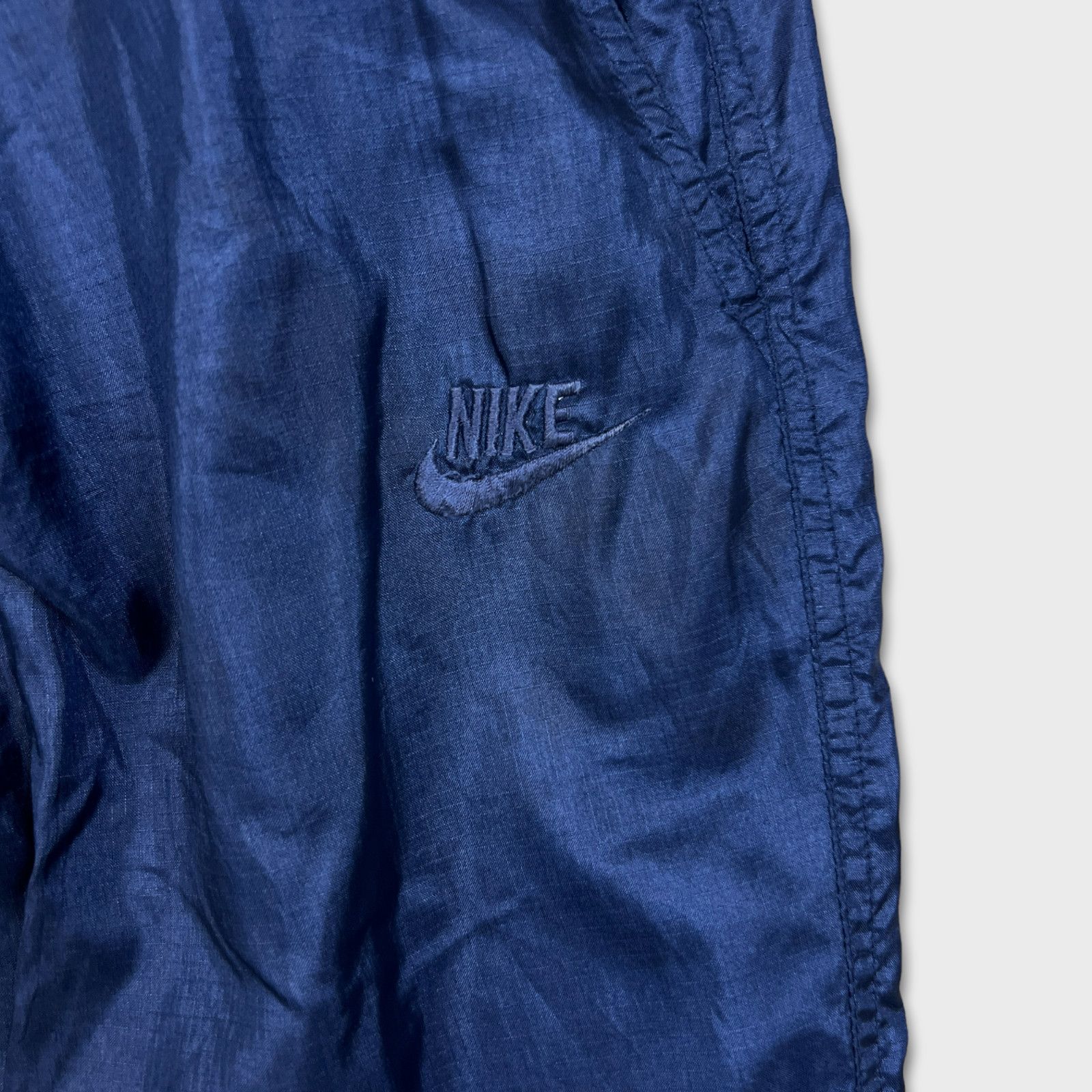 Nike × Vintage VTG Nike Track Pants Small Swoosh Windbreaker Athletic 80s Size US 28 / EU 44 - 3 Thumbnail