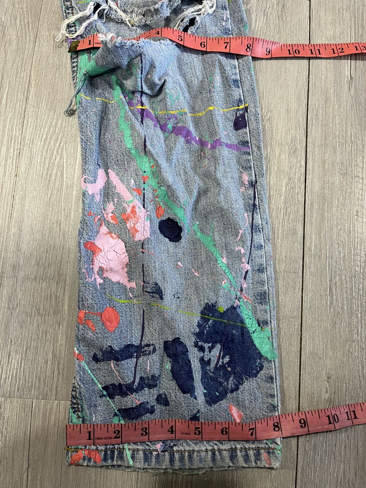 Polo Ralph Lauren Rare Distressed Denim POLO vintage Size US 34 / EU 50 - 5 Thumbnail