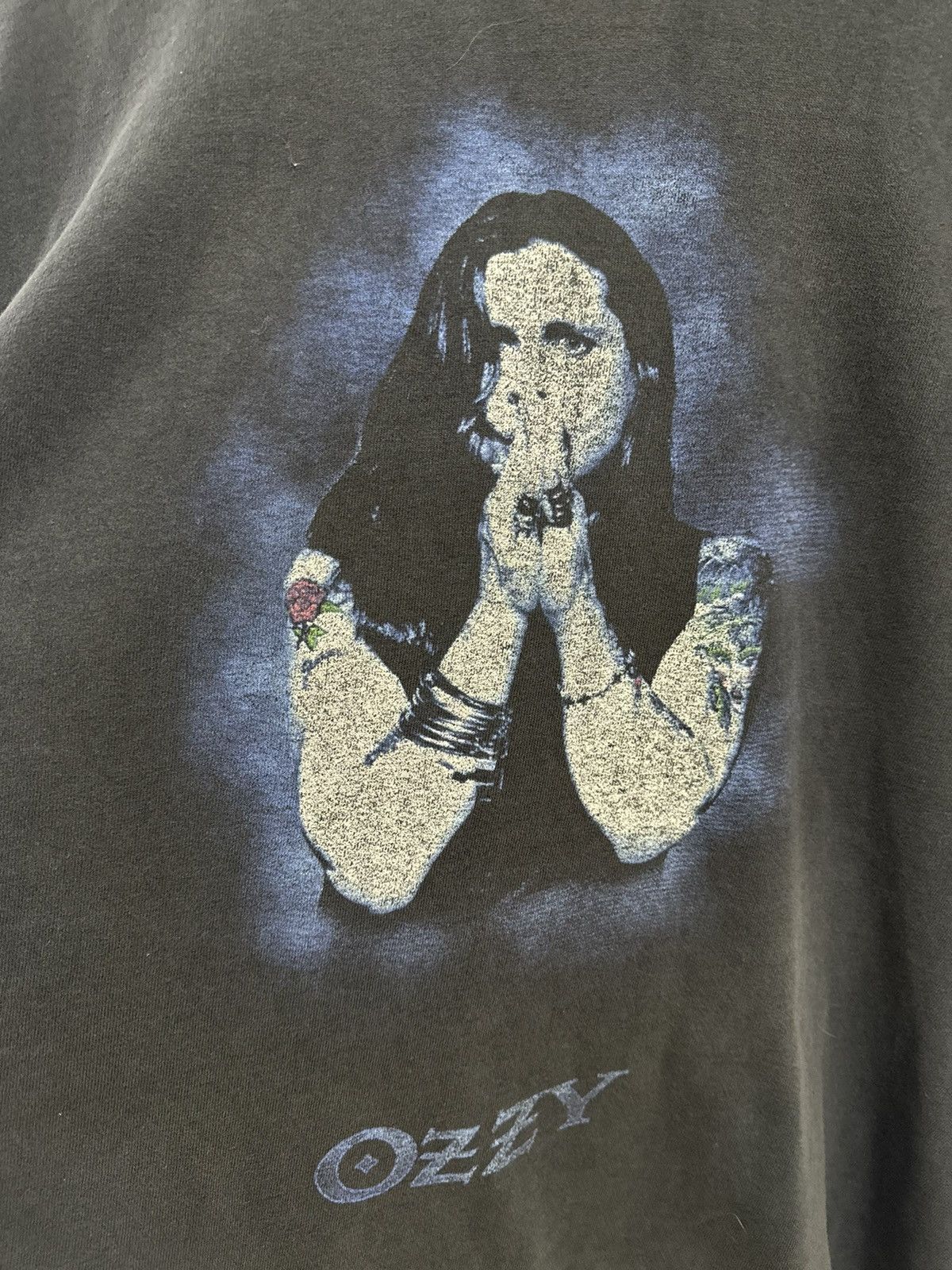 Band Tees × Ozzy Osbourne × Vintage VINTAGE DISTRESSED OZZY BAND TEES Size US L / EU 52-54 / 3 - 4 Thumbnail