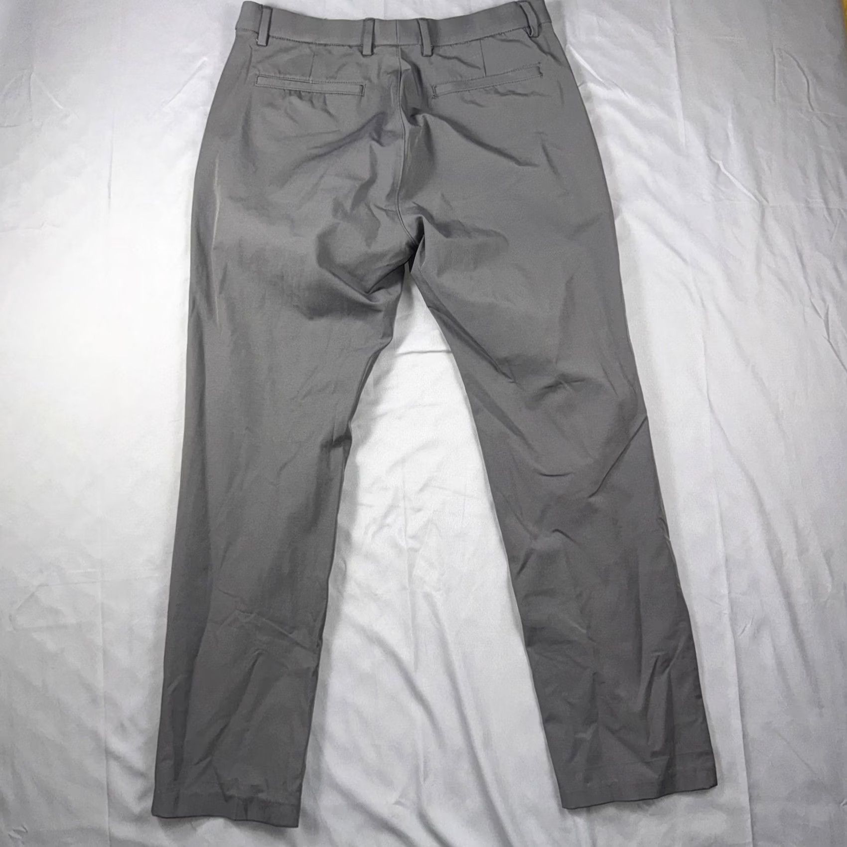 Ralph Lauren Lauren Ralph Lauren Pants Mens 34x30 Gray Microfiber Chino Regular Fit Casual Pants Size US 34 / EU 50 - 2 Thumbnail