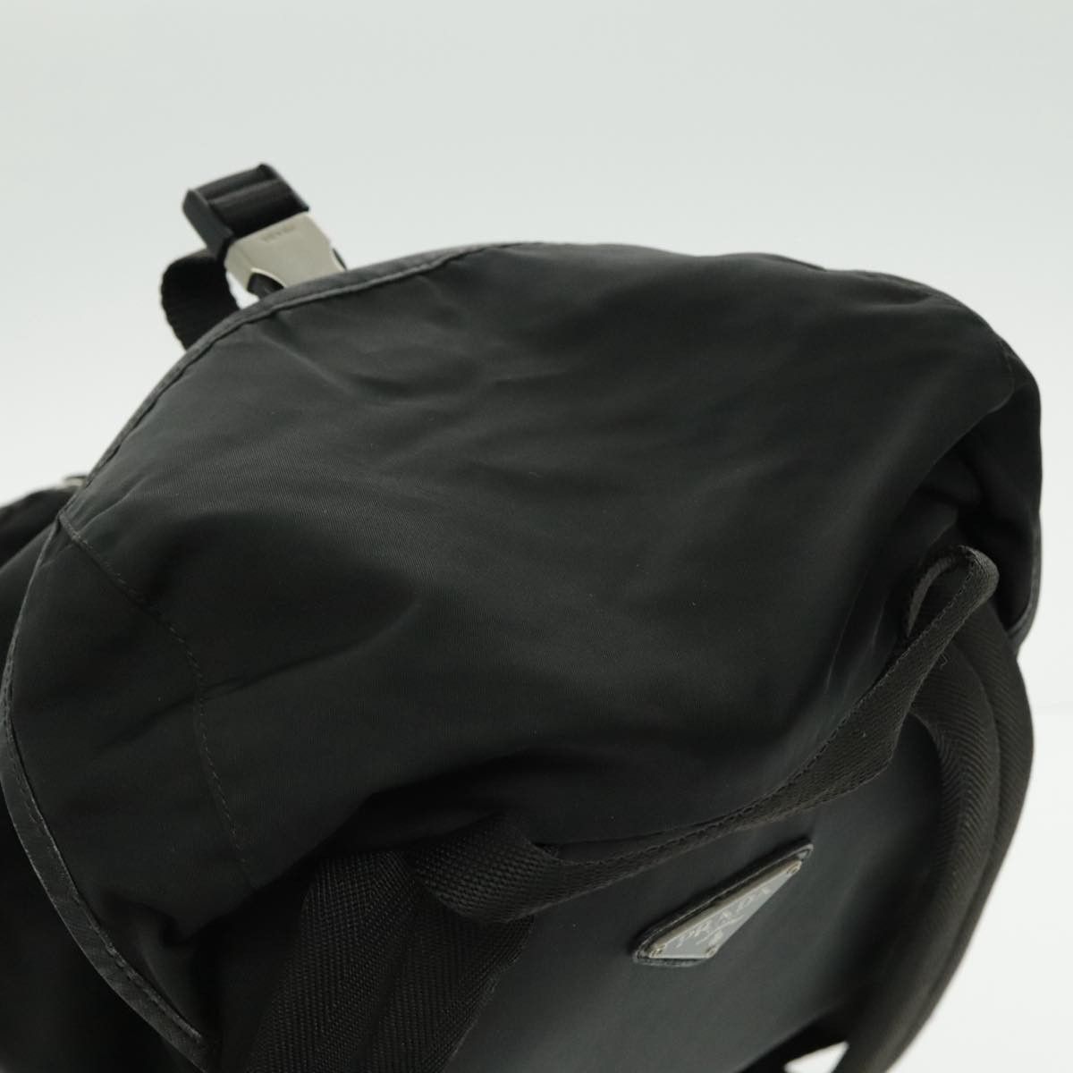 Prada PRADA Backpack Nylon Black Silver Size ONE SIZE - 6 Thumbnail