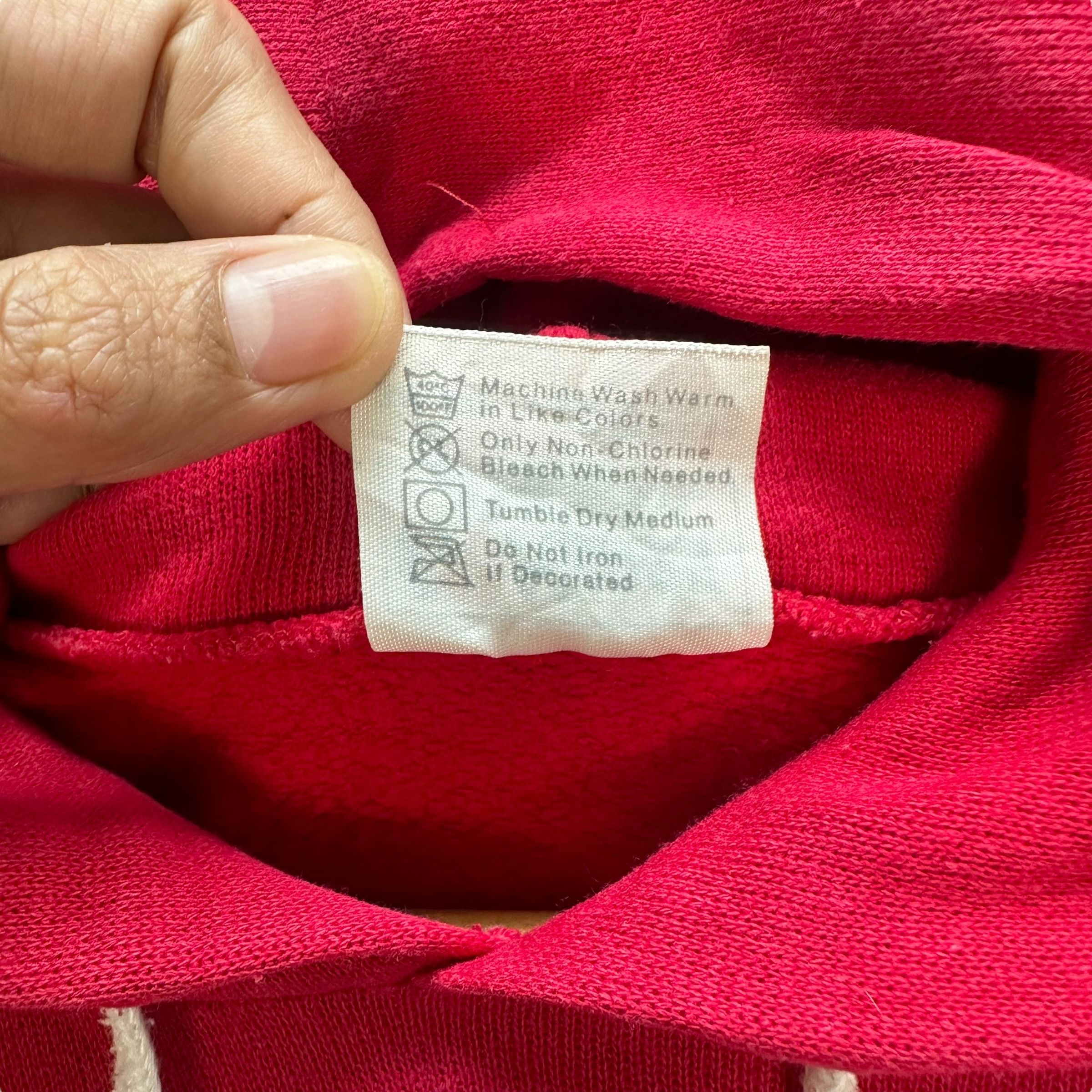 Coca Cola 90's HANES 50/50 COCA COLA BIG LOGO RED HOODIES #8837-030 Size US M / EU 48-50 / 2 - 8 Thumbnail
