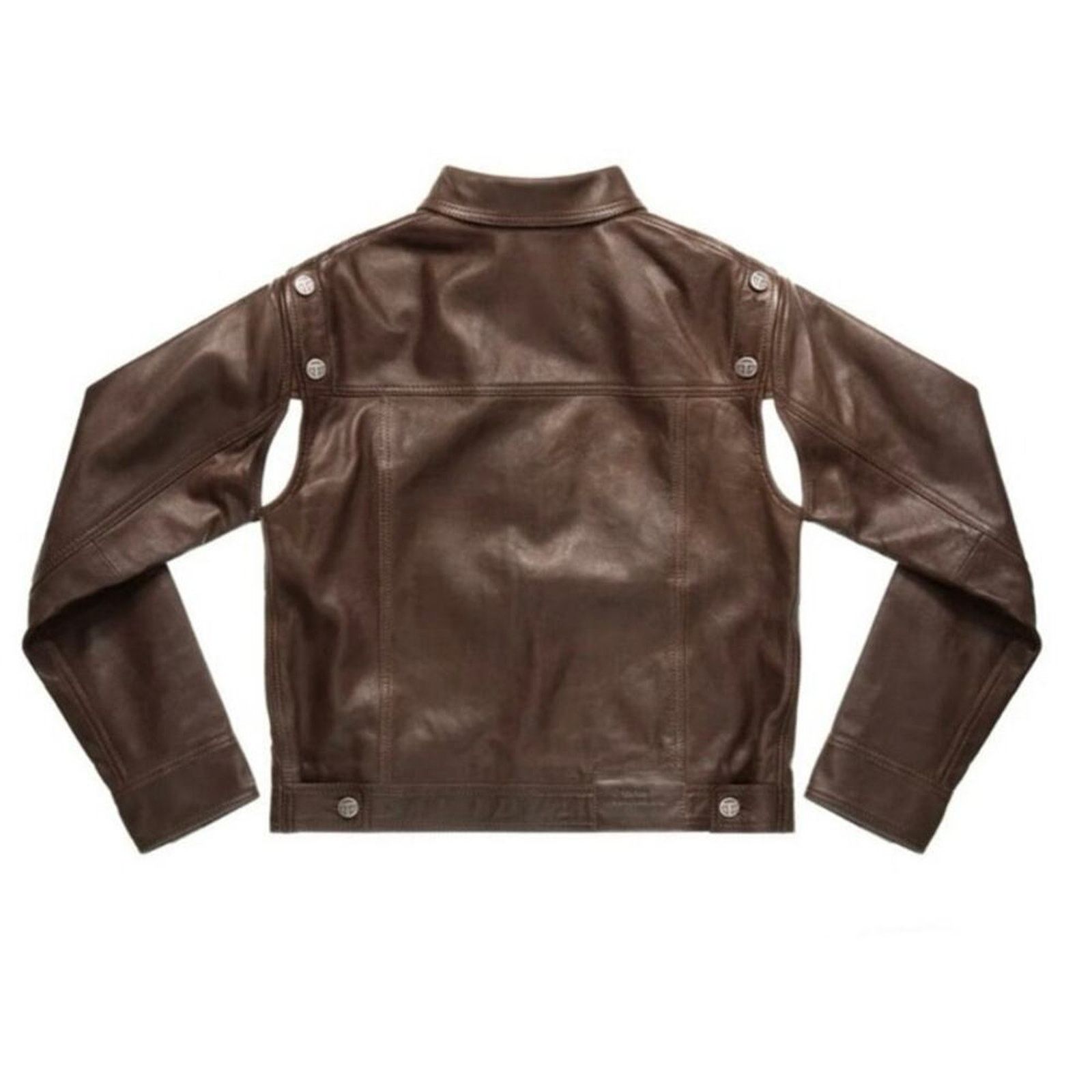 Telfar Telfar x Wilson’s Leather Detachable Sleeve Leather Jacket L Size US L / EU 52-54 / 3 - 14 Thumbnail
