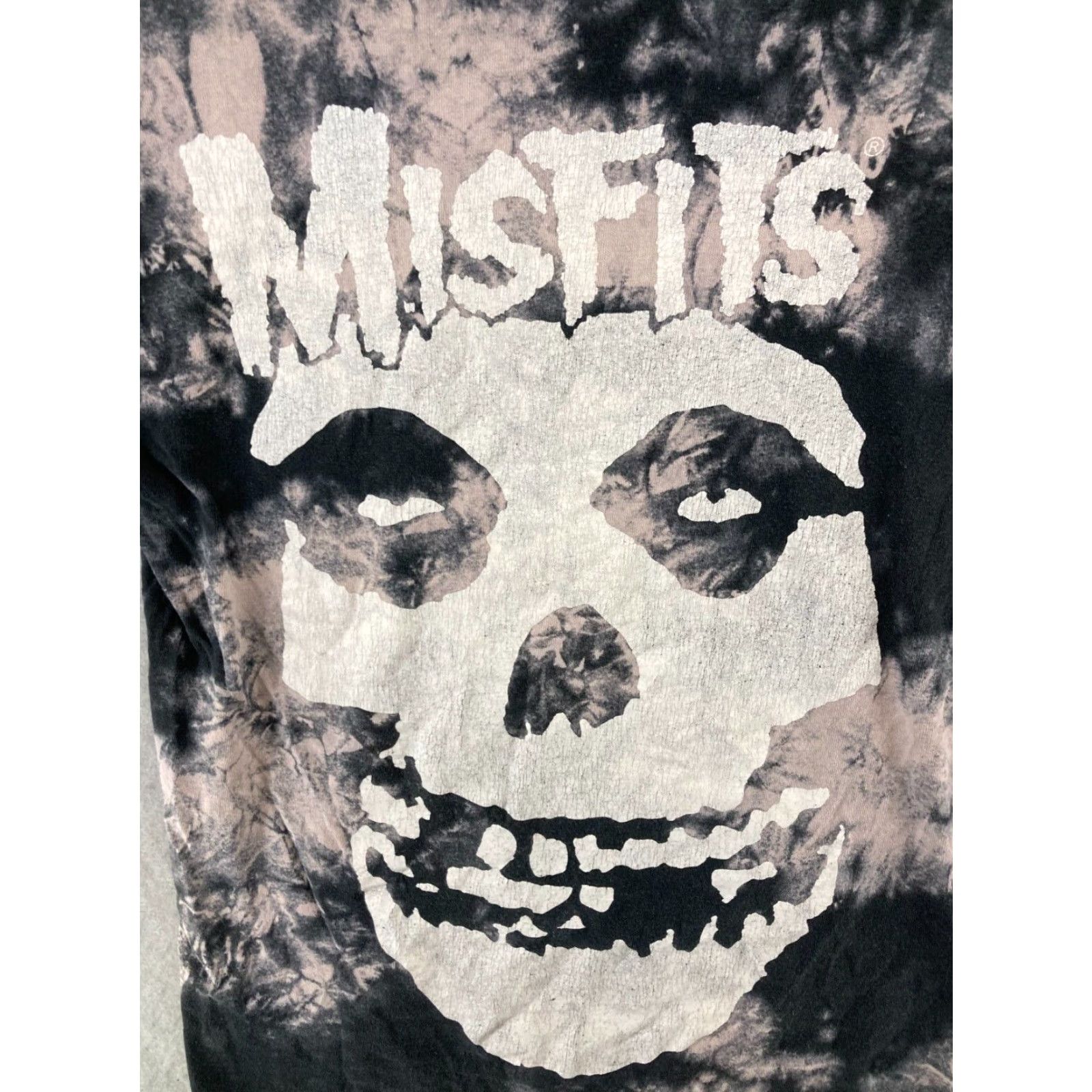 Vintage Misfits Graphic Print T-Shirt Mens Medium Black Bleach Wash Rock Size US M / EU 48-50 / 2 - 4 Thumbnail