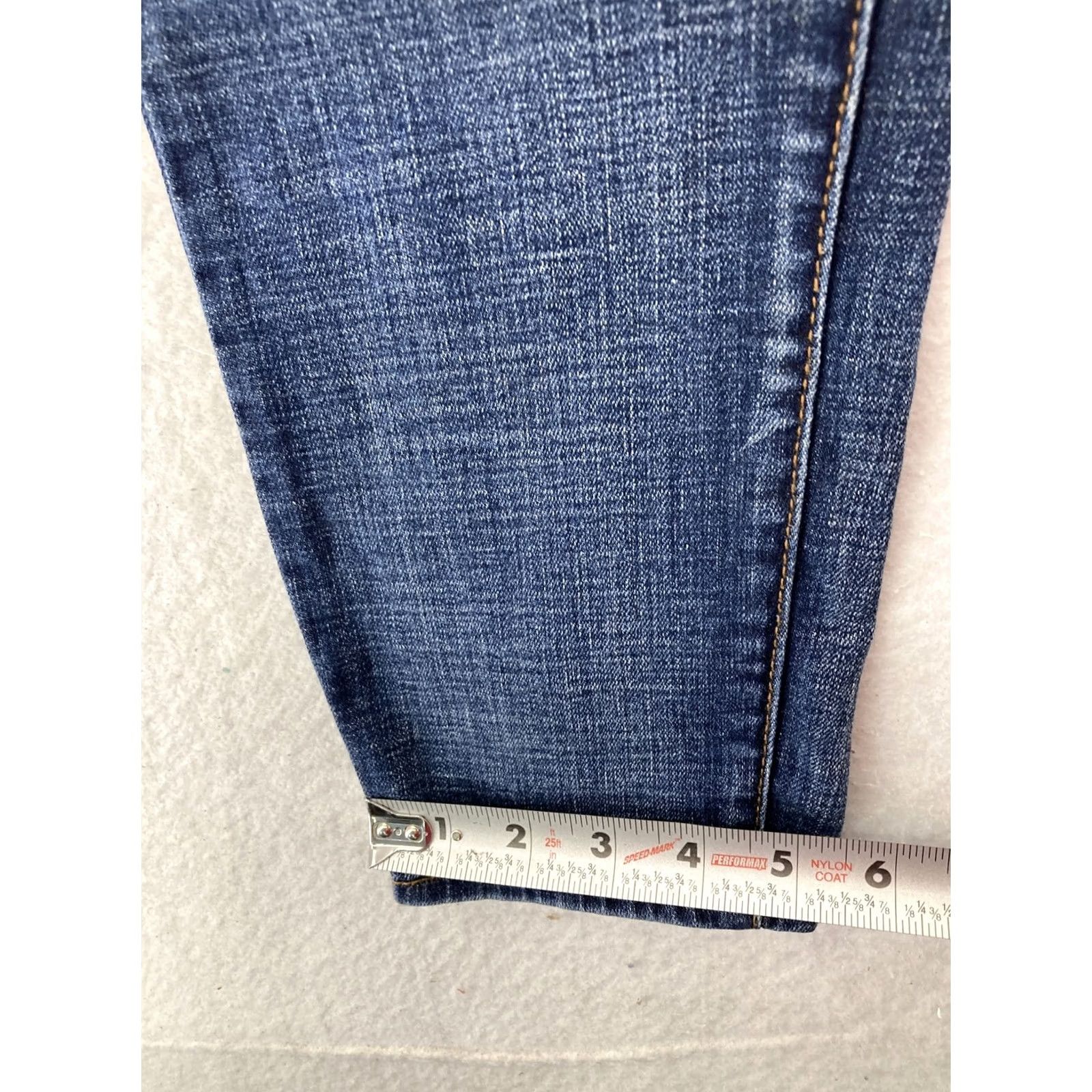 American Eagle Outfitters American Eagle Outfitters Jegging Women's 10 High Rise Jeans Black Distressed Stretch Slim Shape Denim Jeans 10 Womens Jegging Size 32" / US 10 / IT 46 - 6 Thumbnail