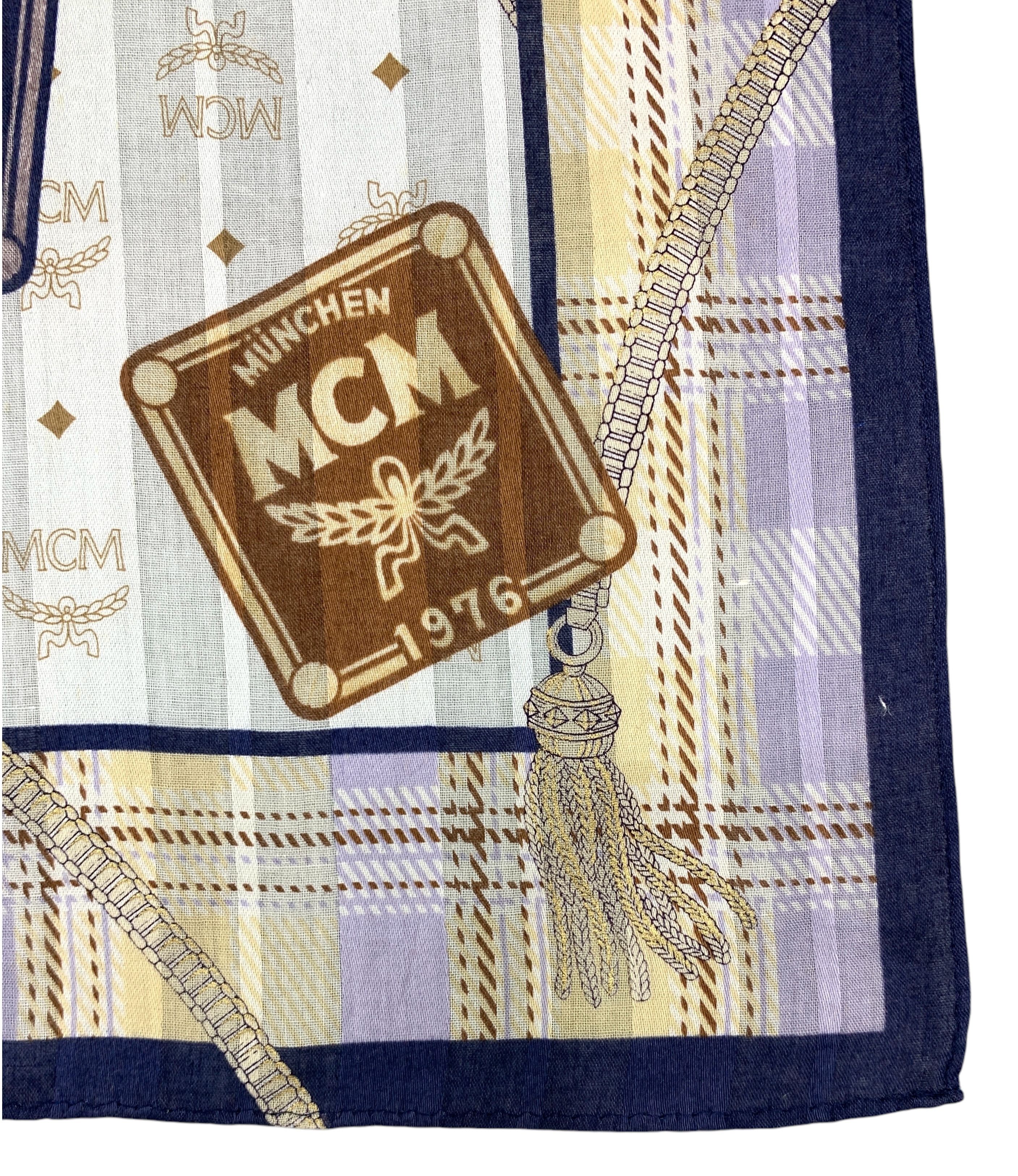 MCM × Vintage Vintage MCM Neckerchief/ Handkerchief - HKA942 Size ONE SIZE - 9 Thumbnail