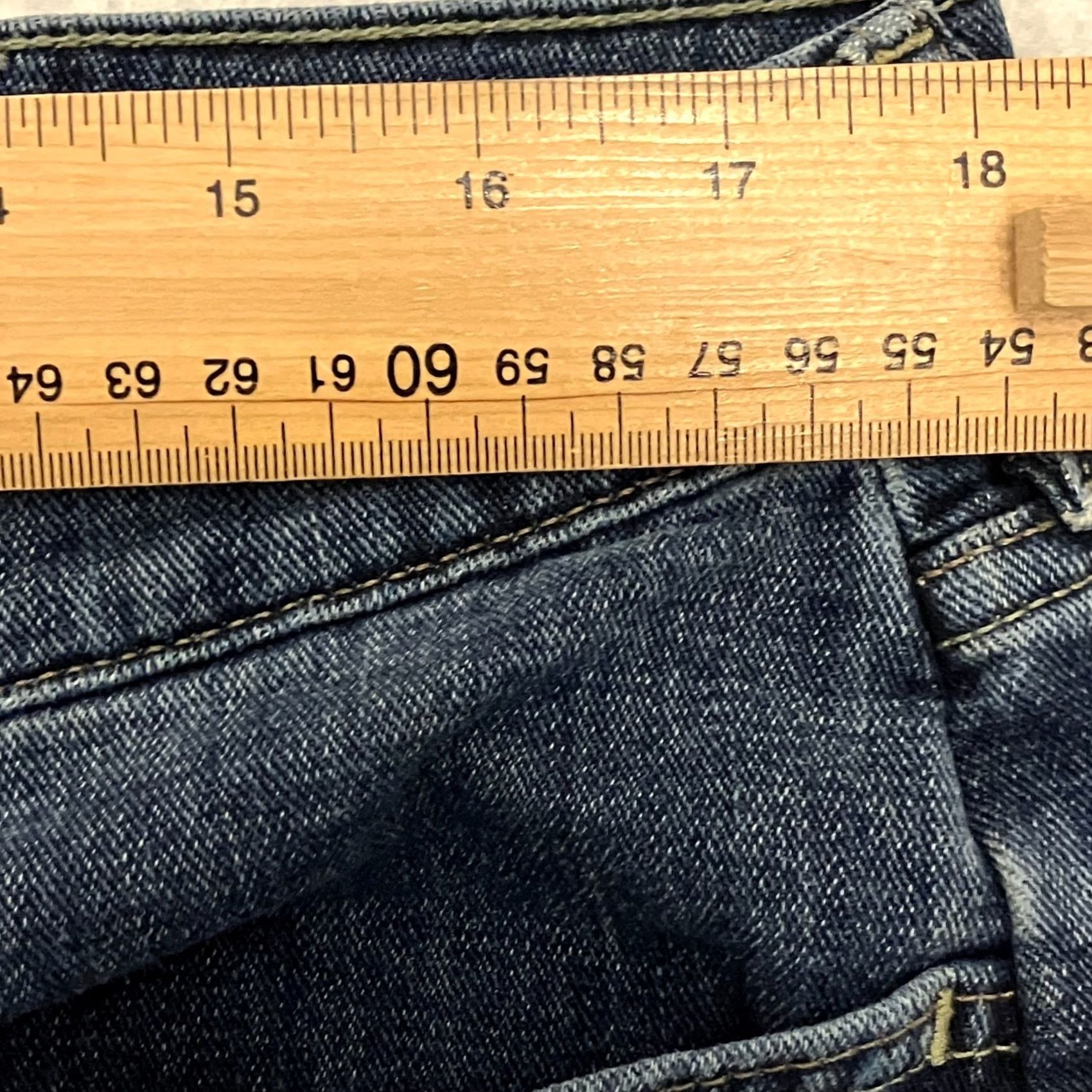Lee Lee Dungarees Jeans Mens 36W 32L Blue Slim Straight Fit Denim Size US 36 / EU 52 - 7 Thumbnail