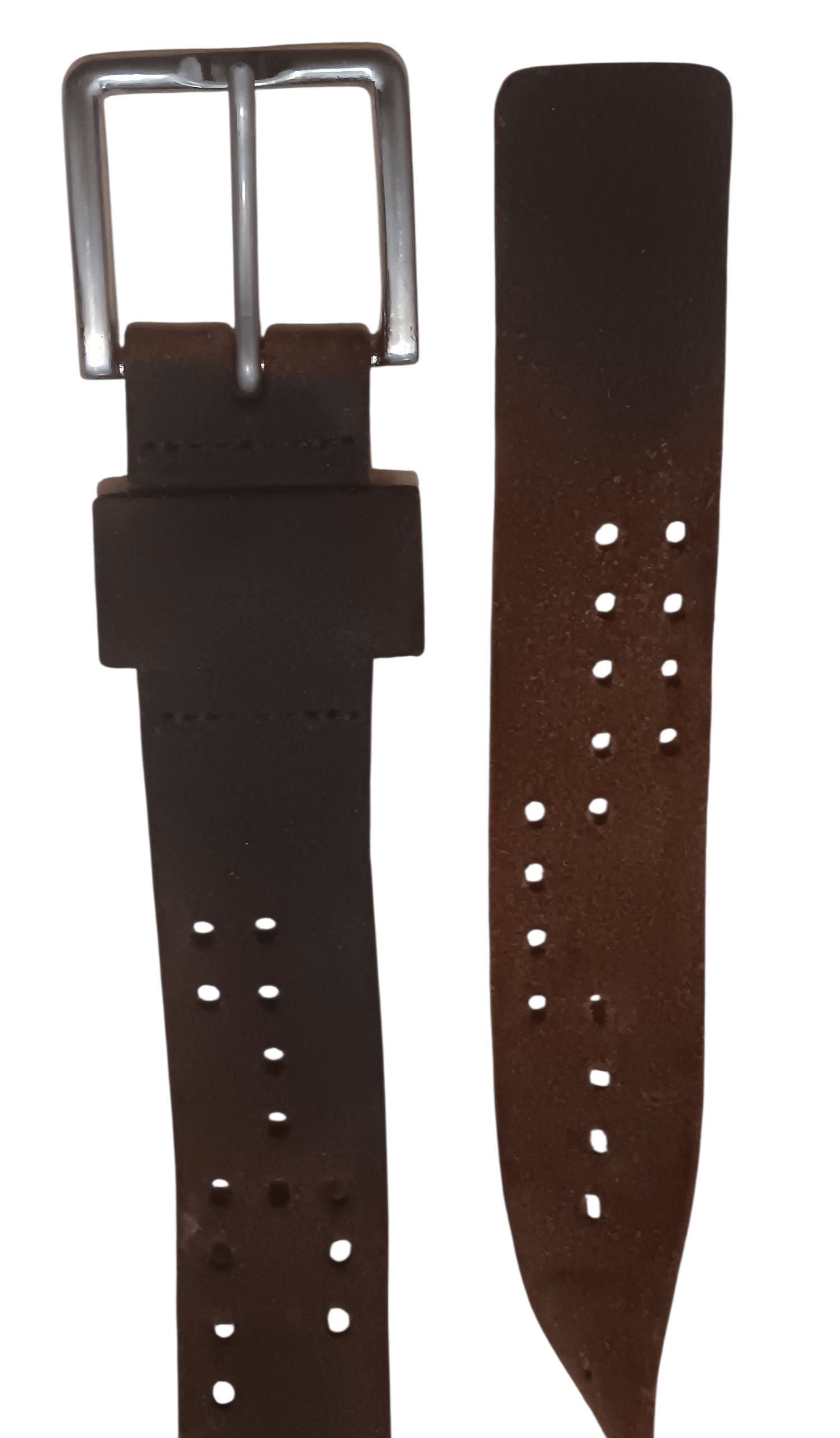 Issey Miyake 🔥 ISSEY MIYAKE ACCESSORIES PERFORATED DESIGN LEATHER BELT Size 34 - 4 Thumbnail