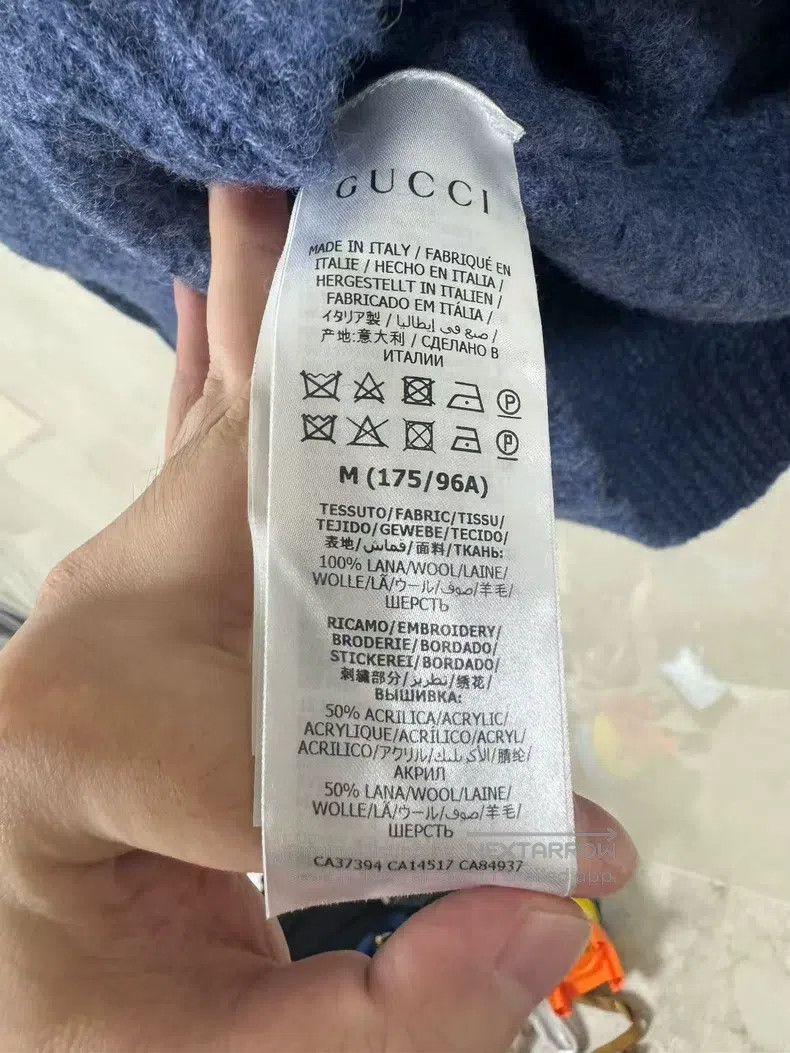 Gucci Gucci Hem logo sweater Size US M / EU 48-50 / 2 - 5 Thumbnail