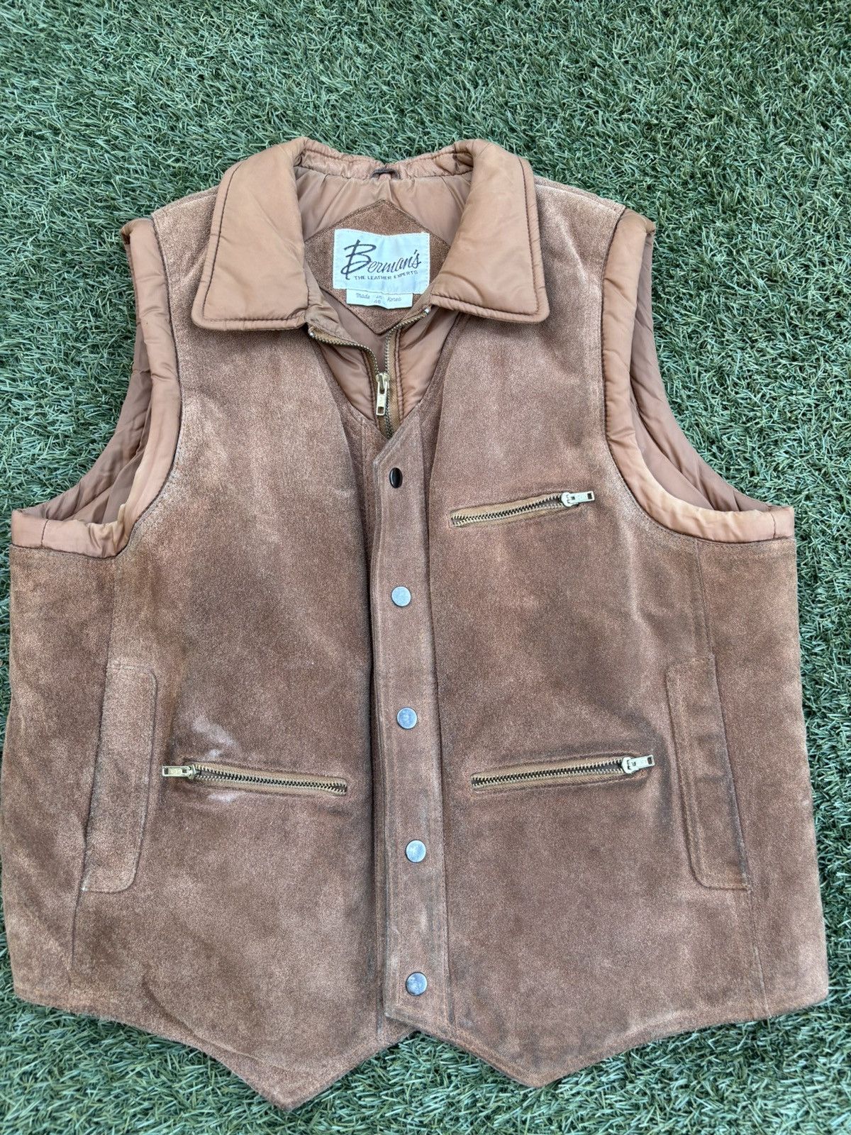 Other Vintage 80s Berman’s leather vest Size US S / EU 44-46 / 1 - 2 Thumbnail