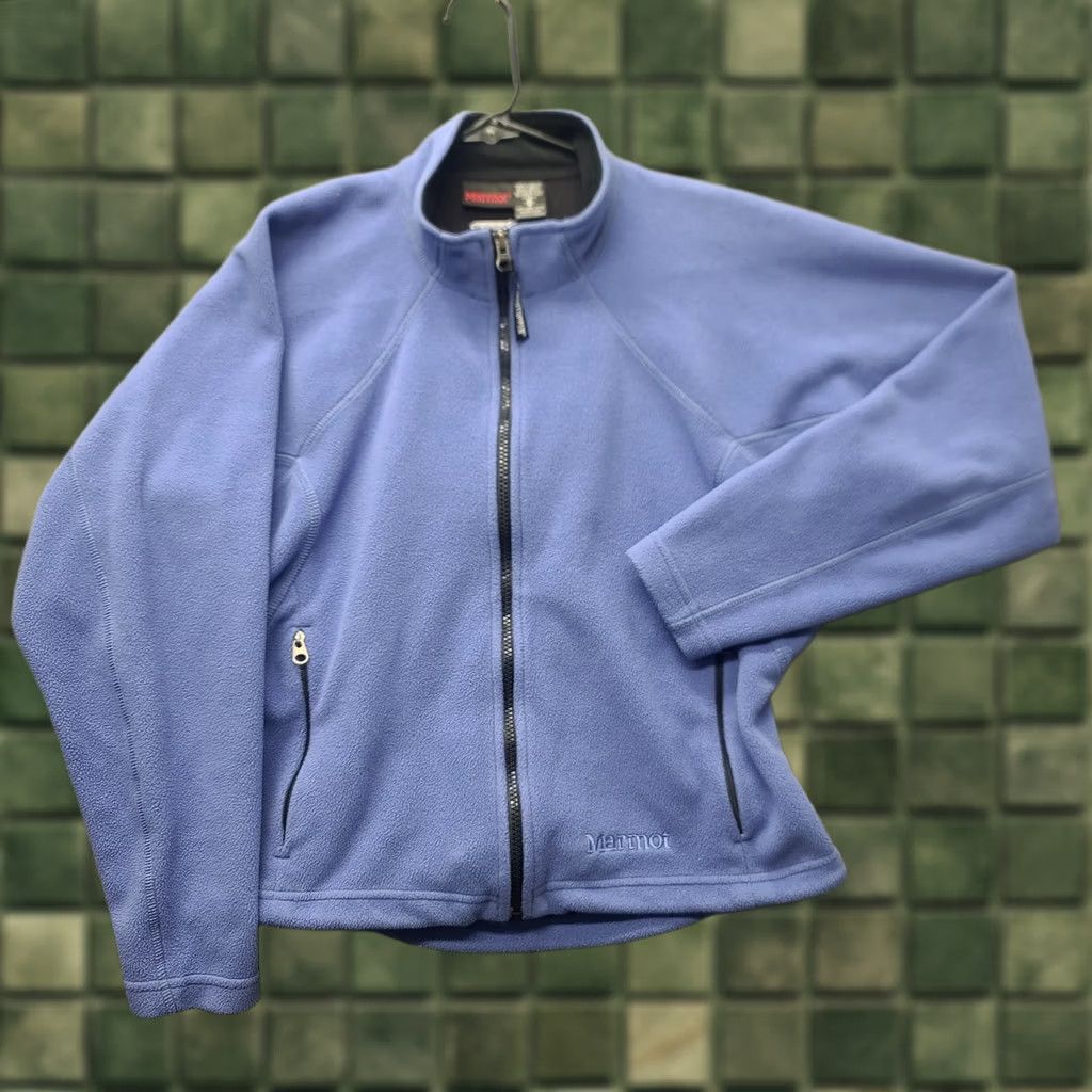 Marmot Marmot Windstopper Jacket Womens M Trim Fit Full Zip Moisture Wicking Gore Jacket Blue Regular Size M Womens Size M / US 6-8 / IT 42-44 - 1 Thumbnail