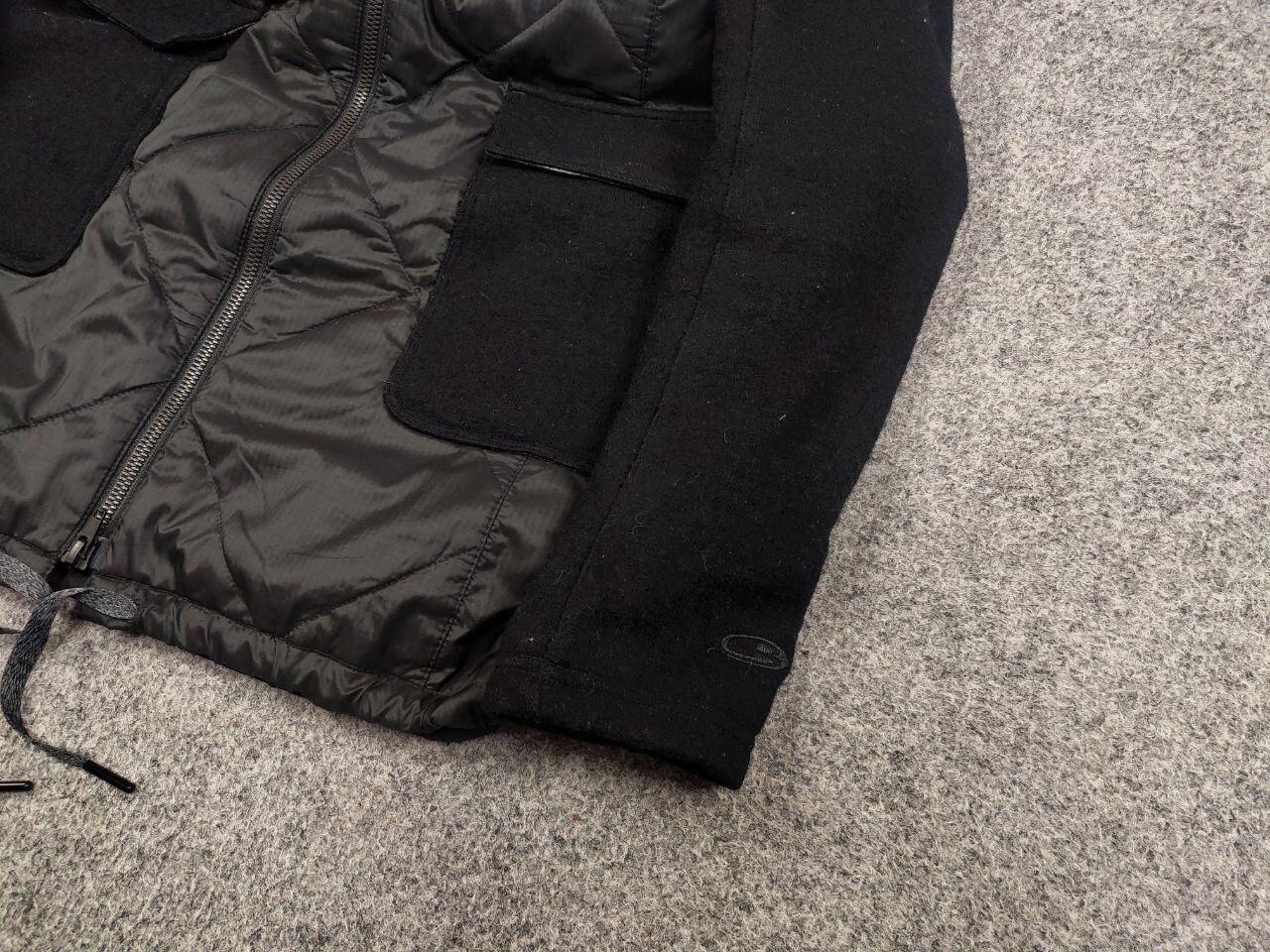 Iceberg Icebreaker Merino Loft Insulated Hooded Black Coat Jacket Size S / US 4 / IT 40 - 5 Thumbnail