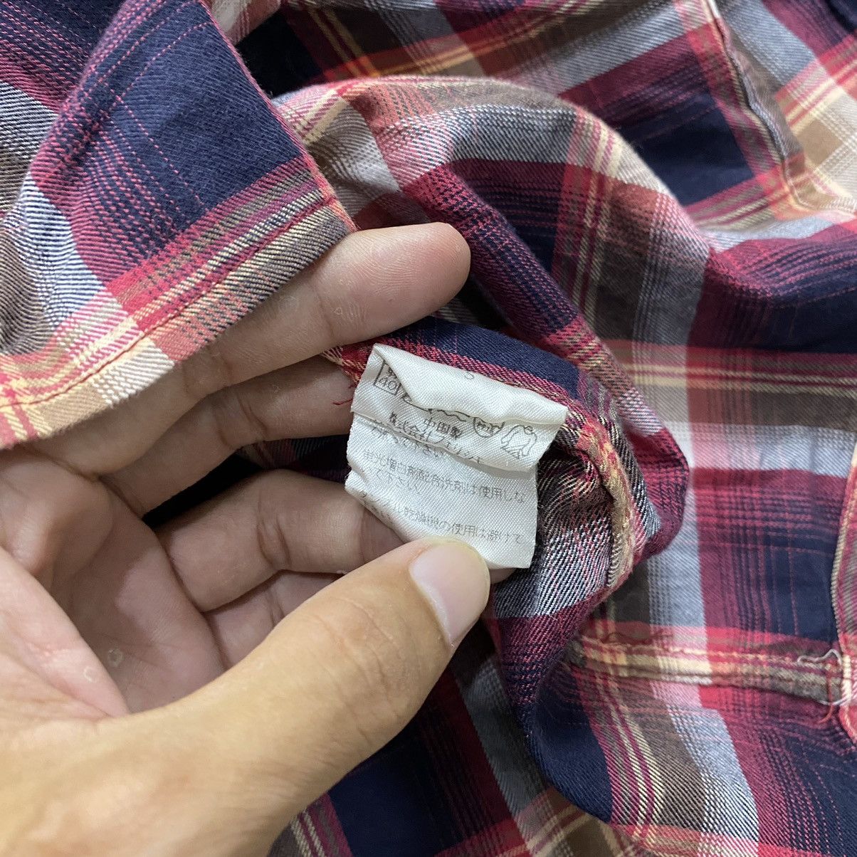 Designer × Japanese Brand JPEGG Button ups plaid Shirt Size US M / EU 48-50 / 2 - 3 Thumbnail