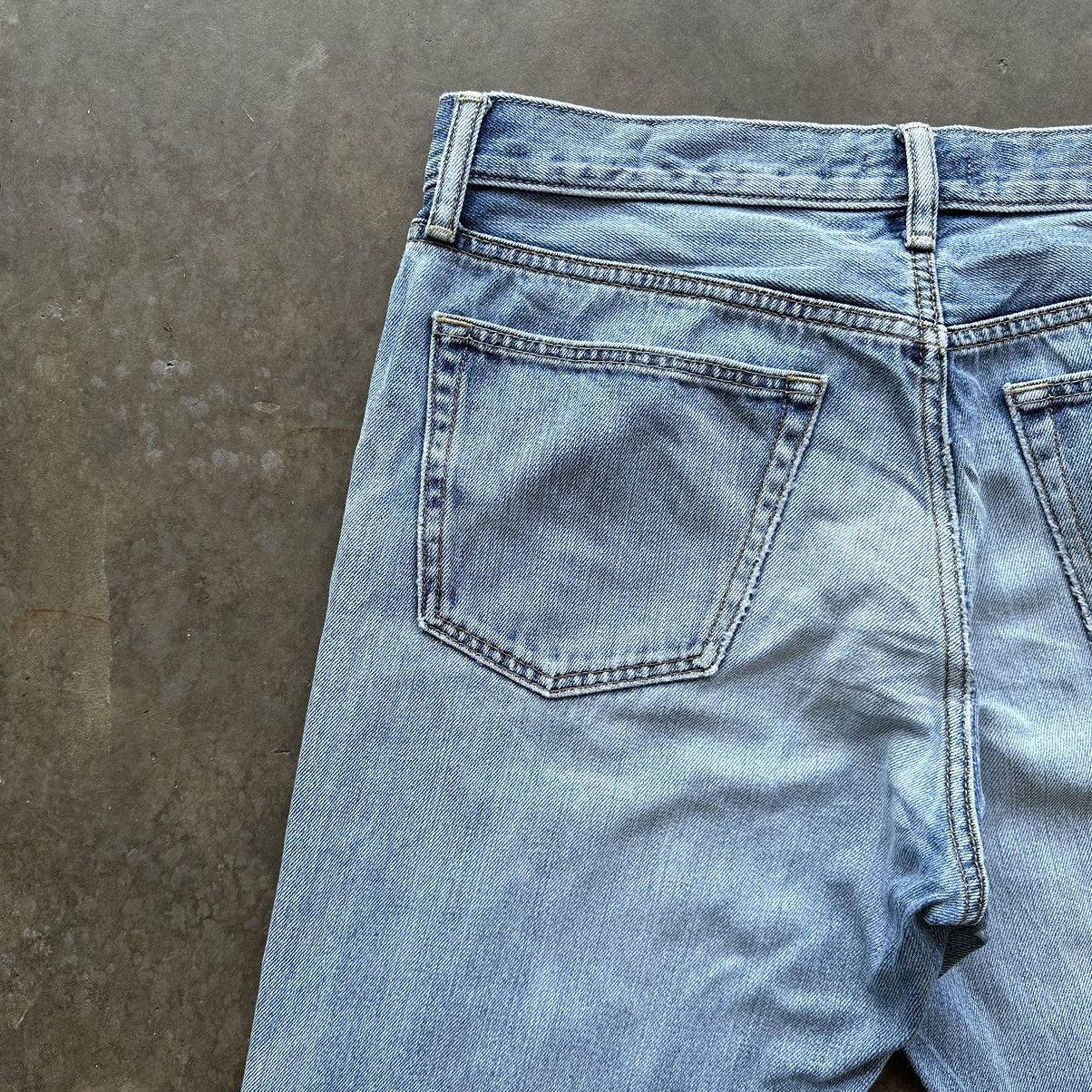 Japanese Brand Vintage Japanese Distressed Faded Denim Jean Pant W34 Size US 34 / EU 50 - 13 Thumbnail